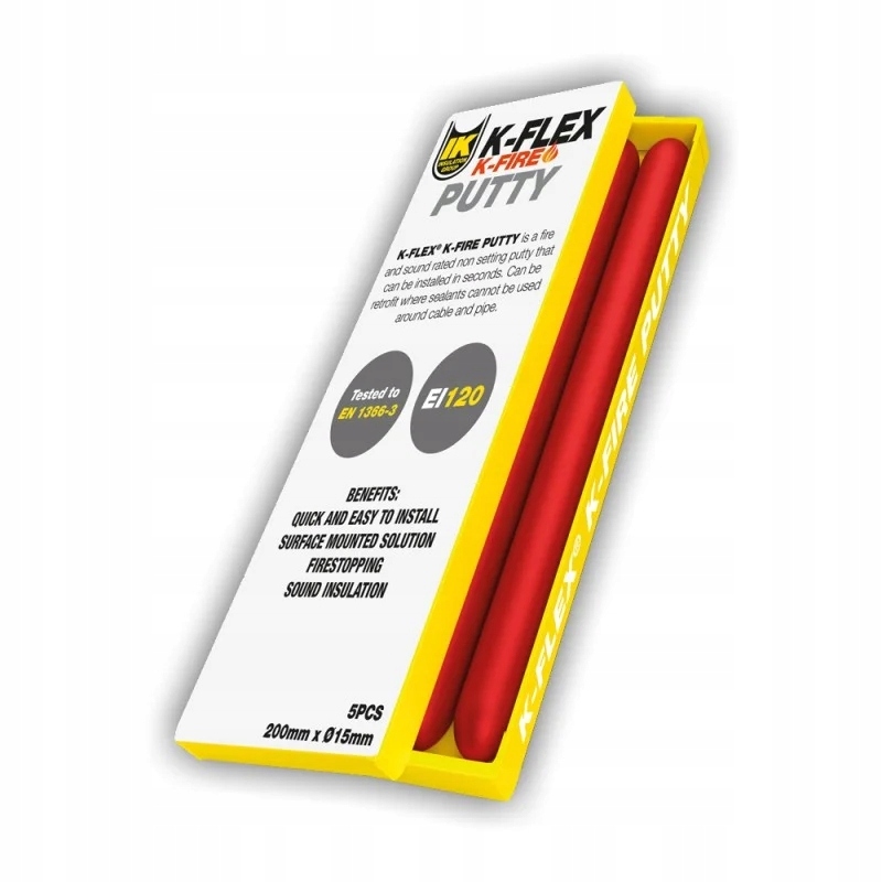 K-FLEX K-FIRE PUTTY – Ogniochronny kit uszczelniający do kabli