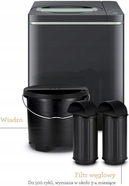 Elektryczny rozdrabniacz kompostownik SAGE SWR550 Kolor dominujący czarny