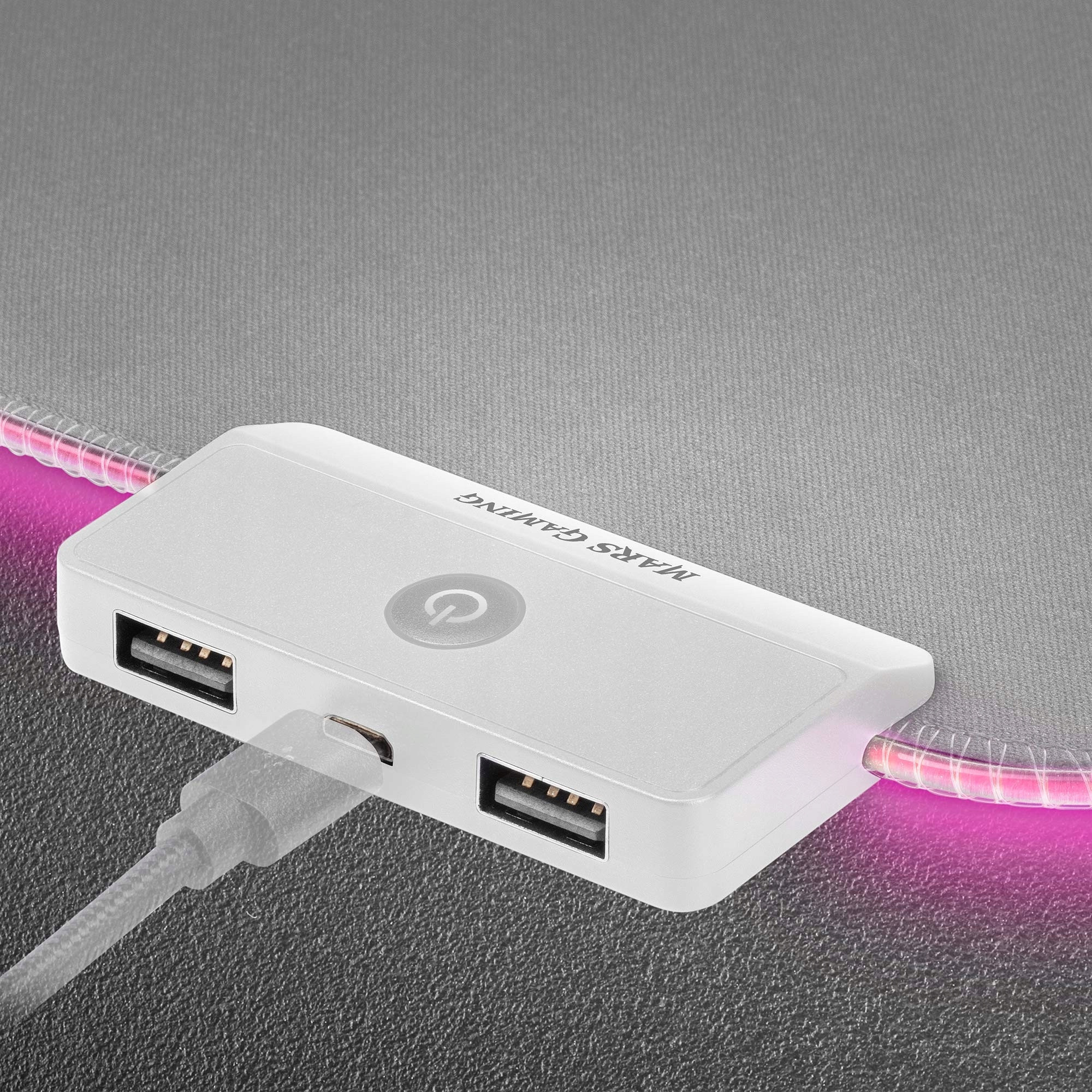 Wbudowany hub USB z 2 portami do podłączania urządzeń