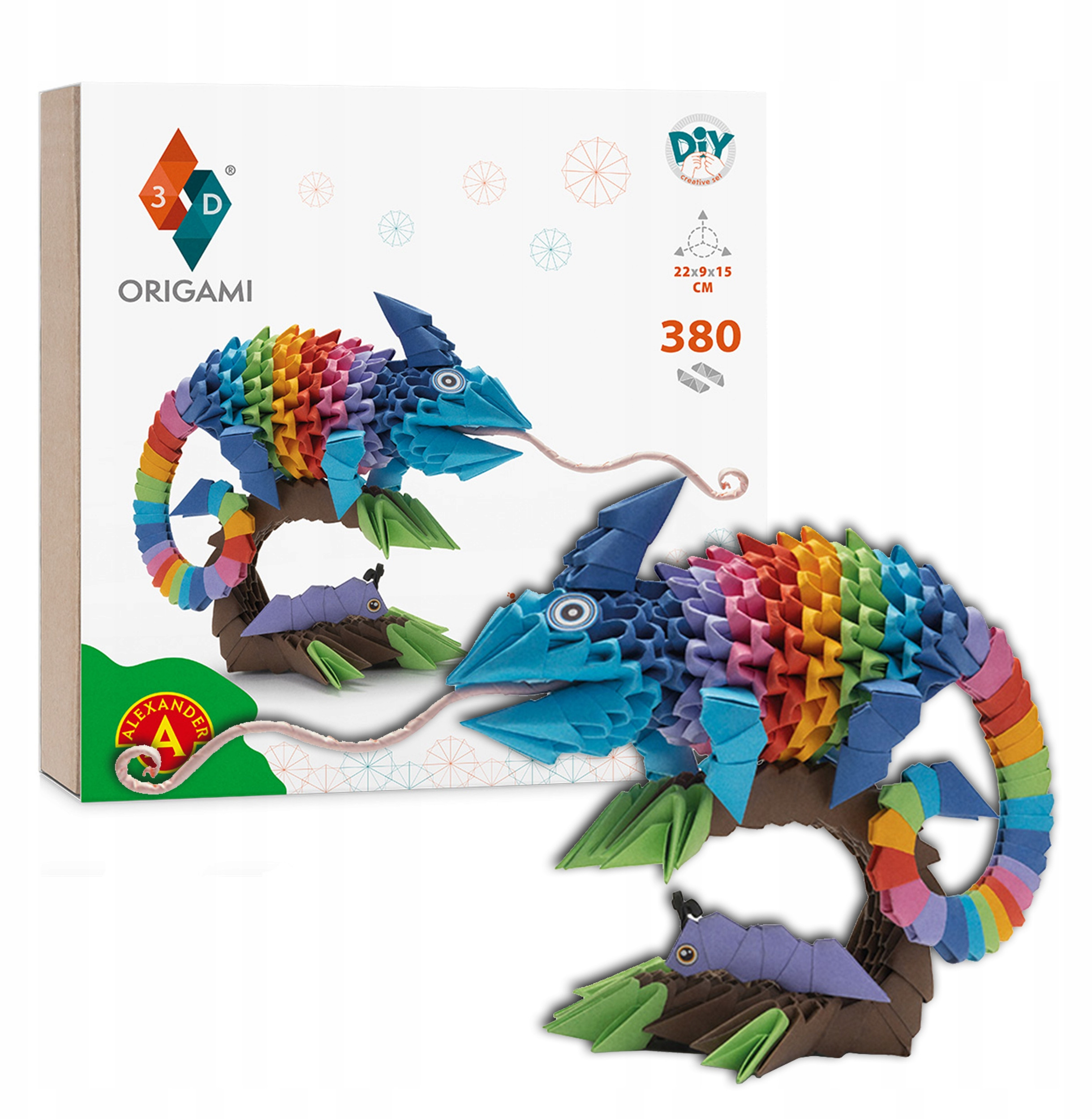 Origami 3D Kameleon 28478 – Kreatywna zabawa dla każdego