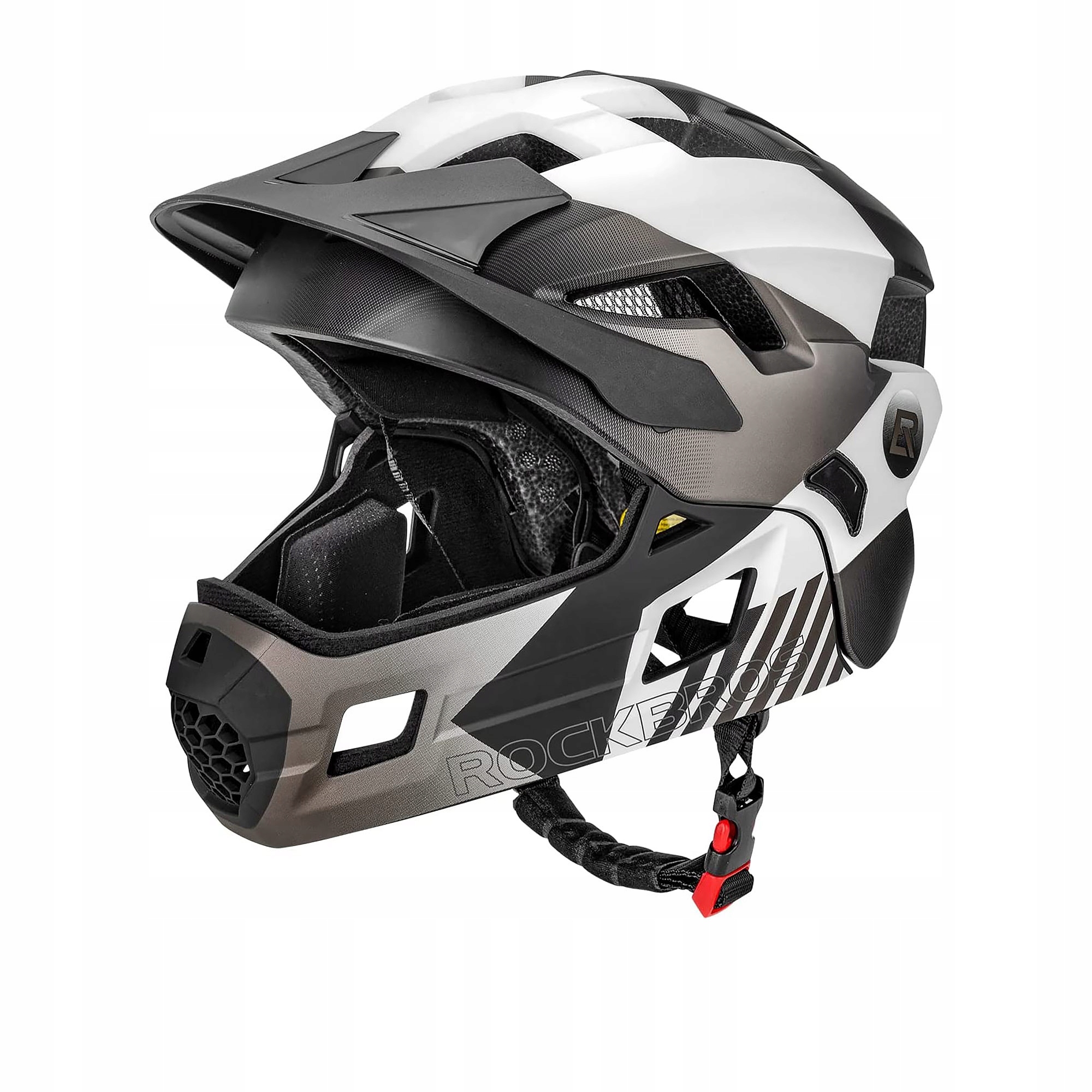 Kask rowerowy dla dzieci szczękowy RockBros 48-54 cm – Bezpieczna jazda dla najmłodszych