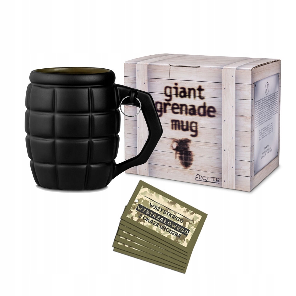 Gigantyczny Kubek Granat Czarny – Idealny towarzysz dla zapracowanych