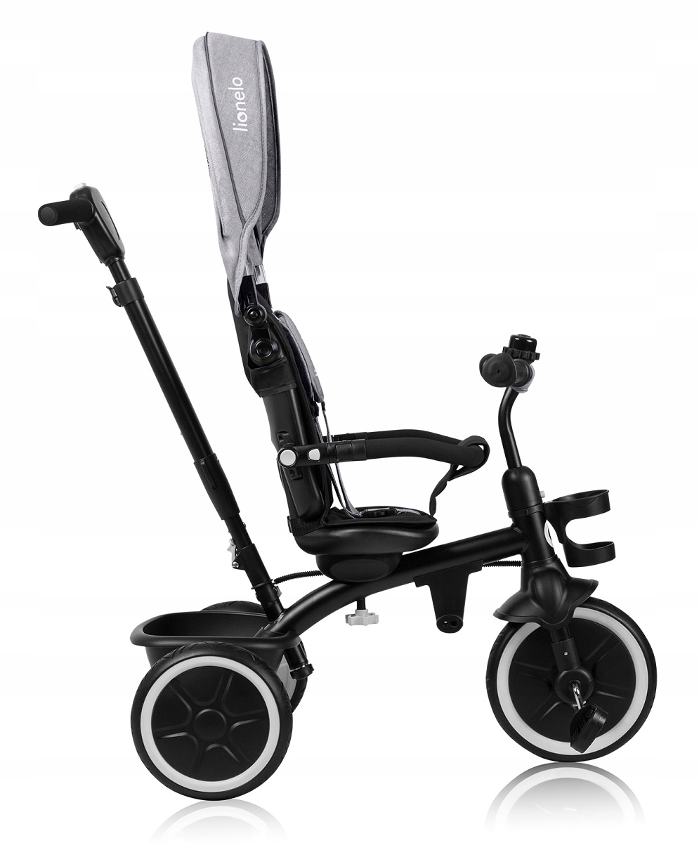 Bezpieczeństwo na pierwszym miejscu – 3-punktowe pasy i barierka ochronna