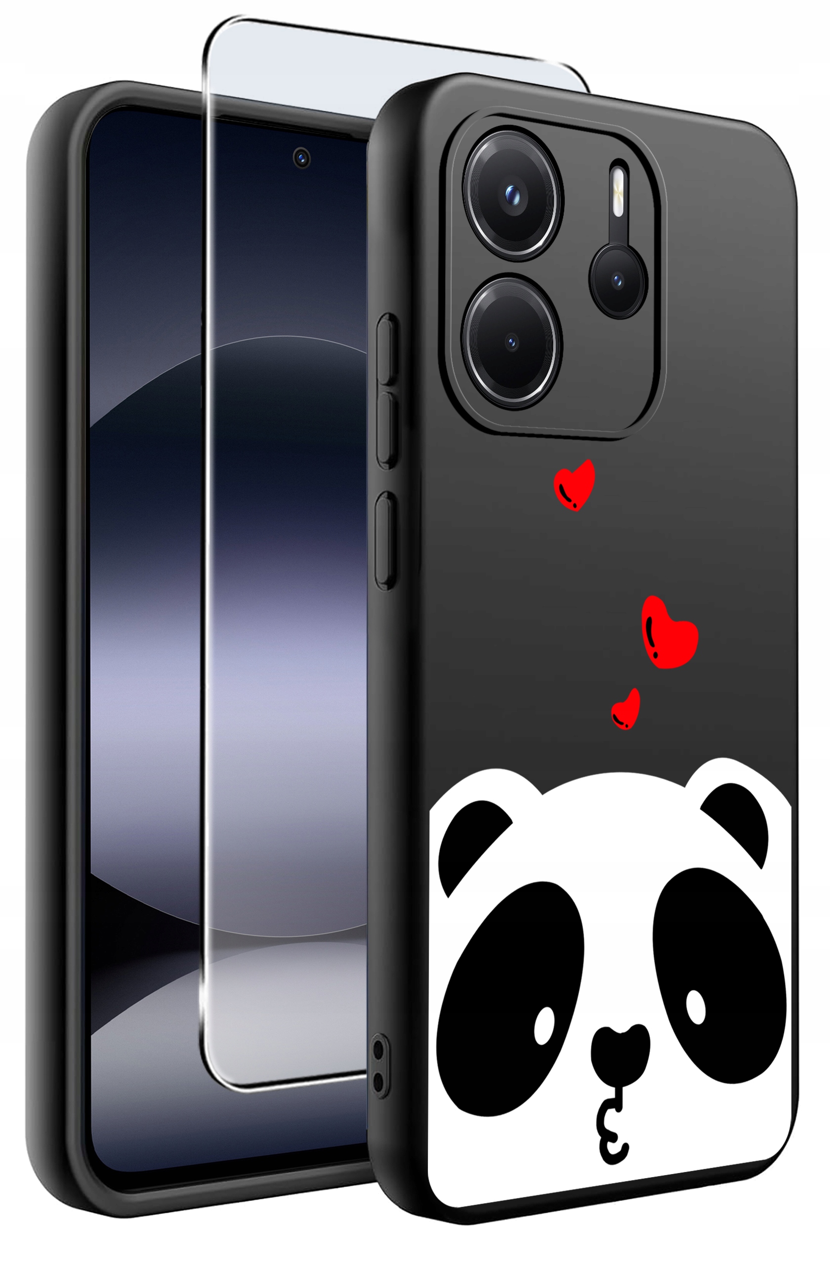 ETUI do Xiaomi Redmi Note 14 4G SILIKONOWE MATT CASE + SZKŁO 9H – Ochrona i styl w jednym