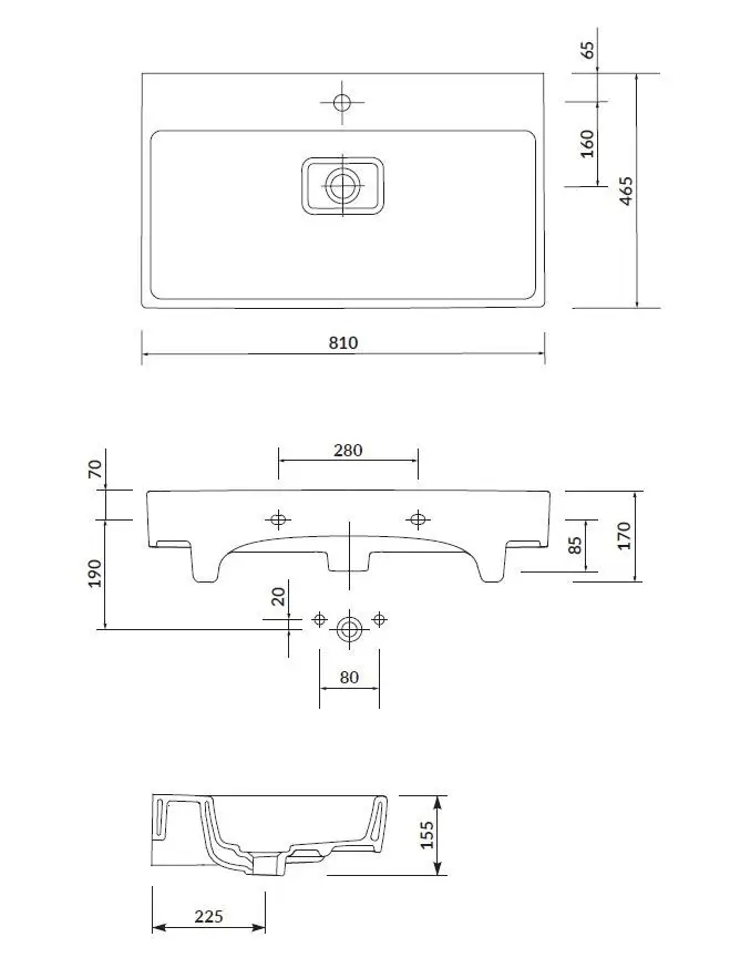 Otwór przelewowy i centralny na armaturę – Praktyczne rozwiązania dla Twojej wygody