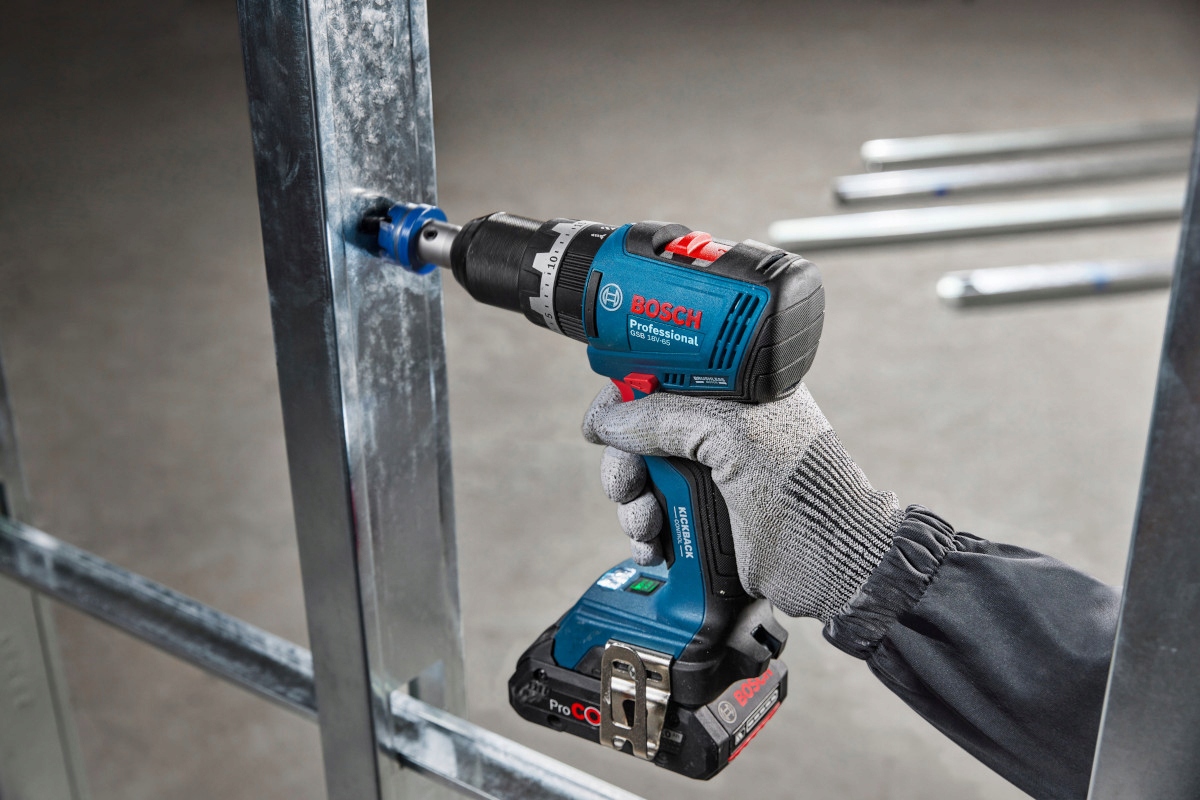 Wiertarko-wkrętarka akumulatorowa GSB 18V-65 BOSCH Professional – Twoje niezawodne narzędzie do pracy