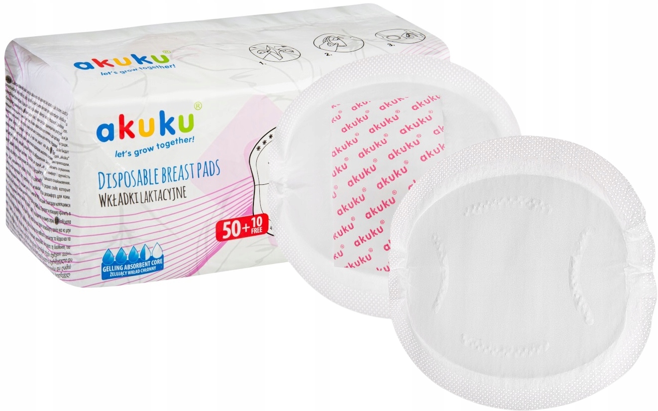 Wkładki laktacyjne Akuku A0160 – Komfort na co dzień dla mam