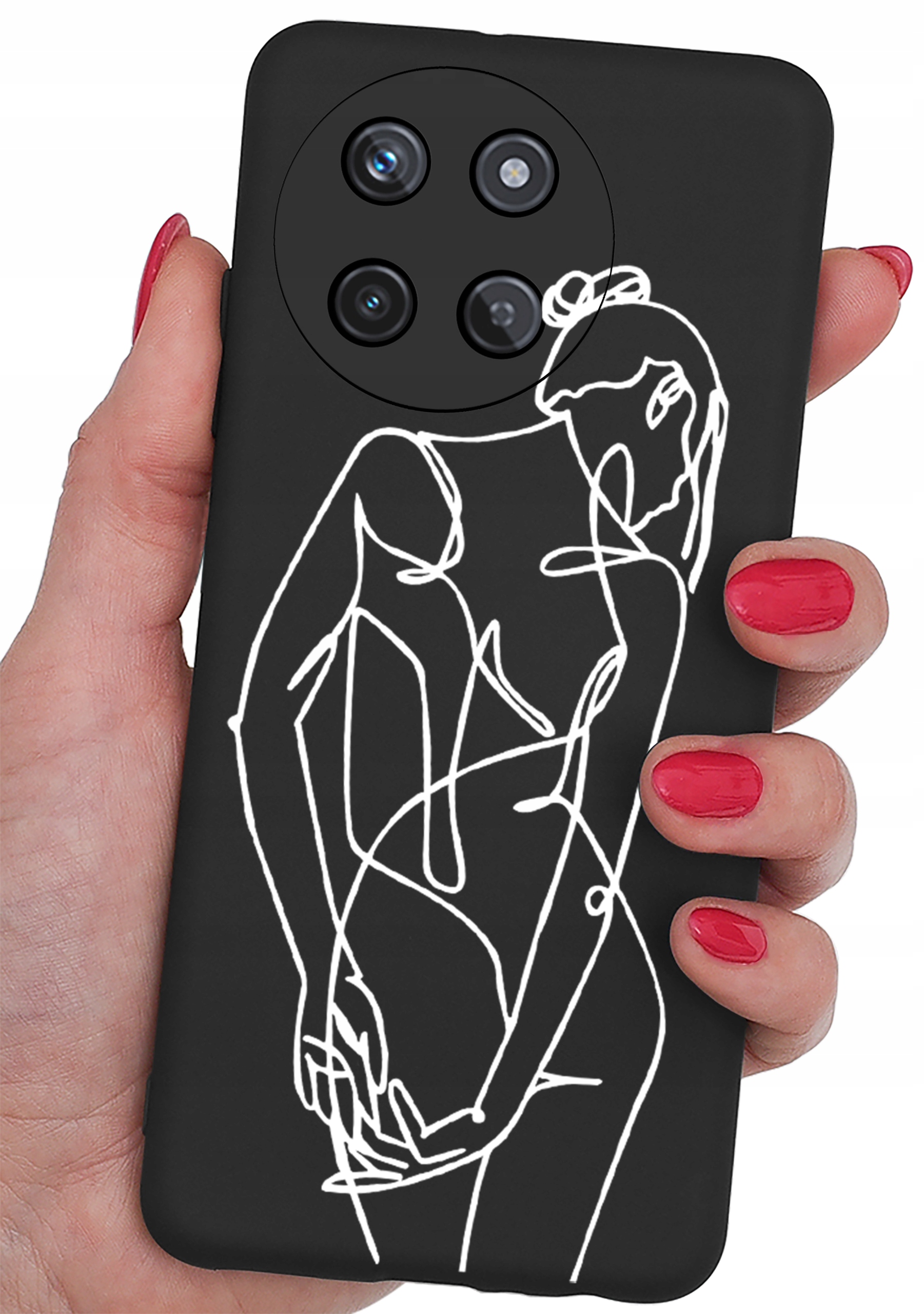Etui do Realme 11 4G CASE WZORY MATT PLECKI + SZKŁO OCHRONNE 9H – Ochrona i styl w jednym
