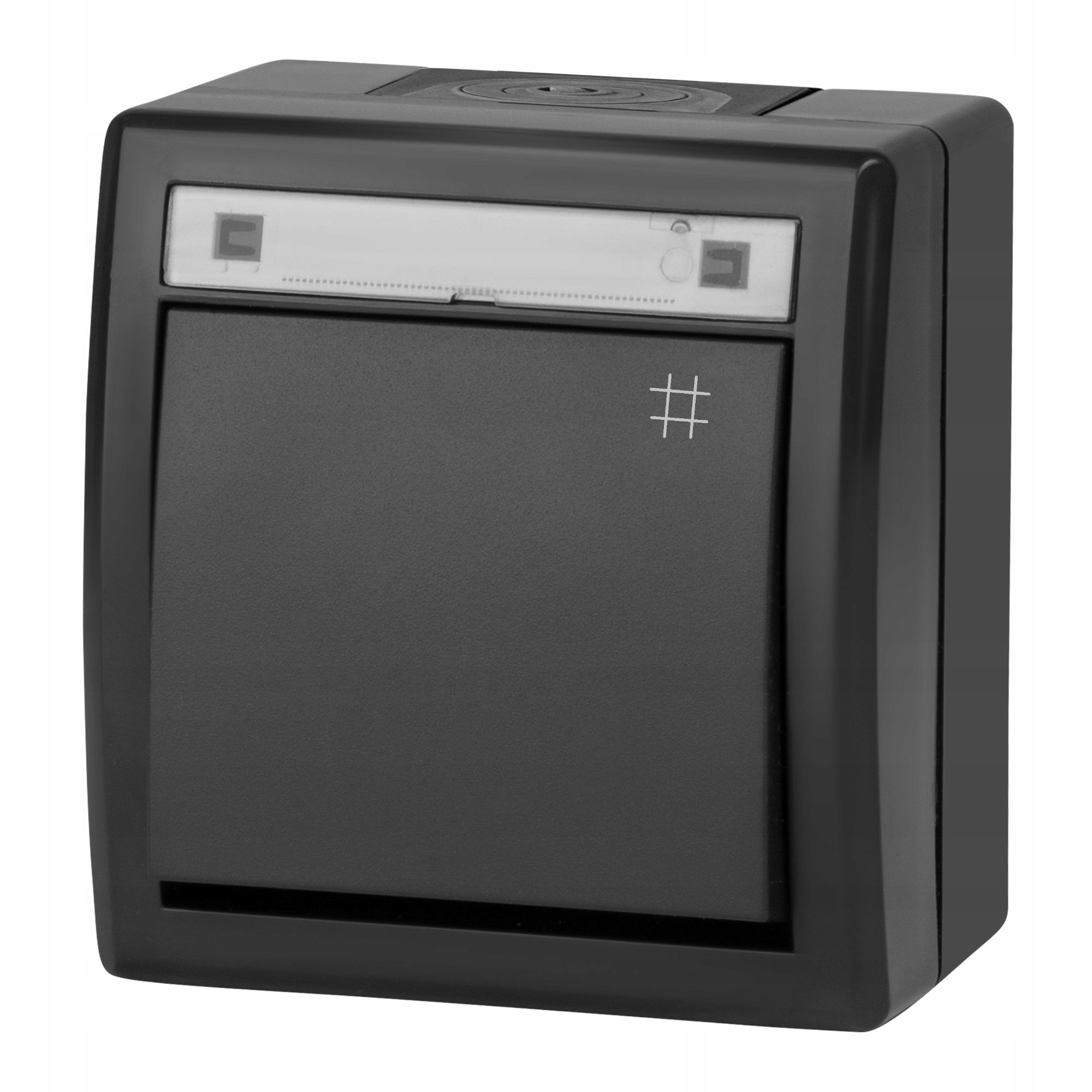 Nowoczesny design w kolorze antracytowym RAL 7016