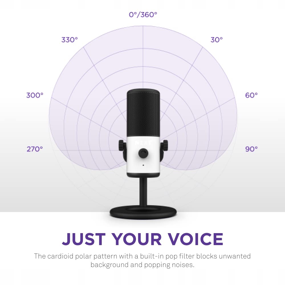 Nzxt NZXT Capsule Mini, microphone (white/black) - Mikrofon