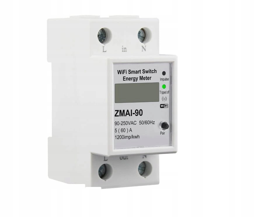 Miernik energii Watomierz Wi-Fi WCB-WM – Kontroluj zużycie energii w swoim domu