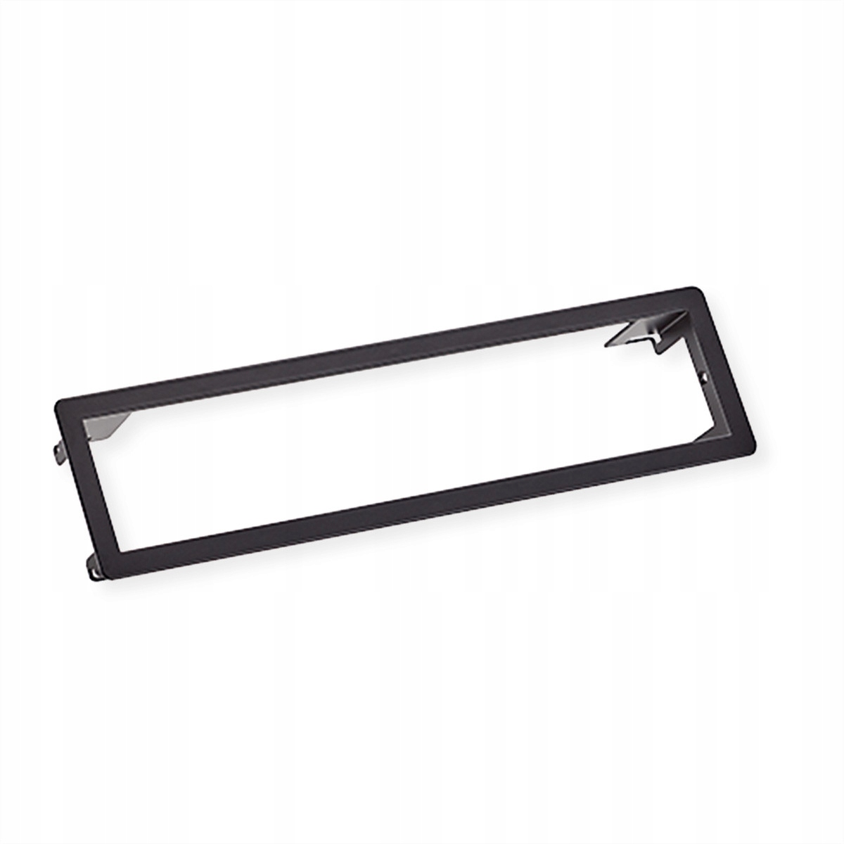 POWER FRAME ramka instalacyjna średnia 4-krotna, czarna RAL 9005 – Nowoczesne rozwiązanie dla Twojego biura