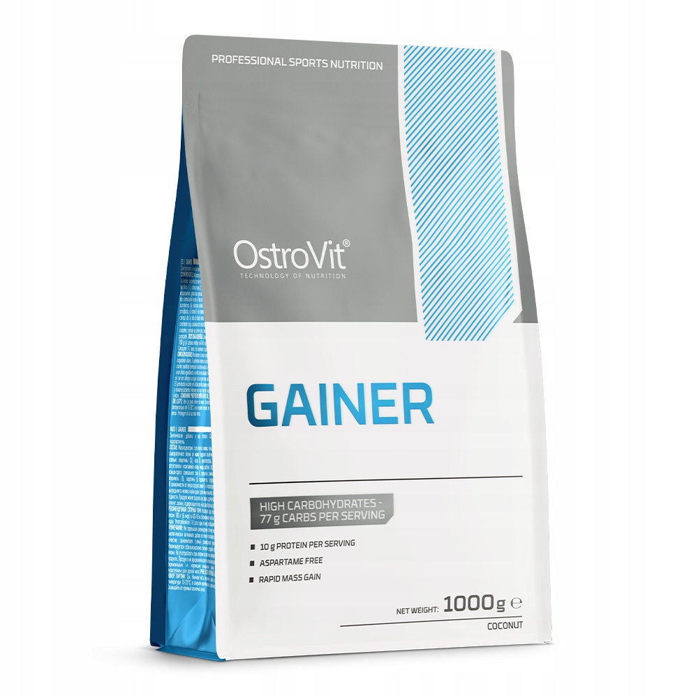 OstroVit Gainer 1000 g – Wysokokaloryczna odżywka kokosowa dla aktywnych