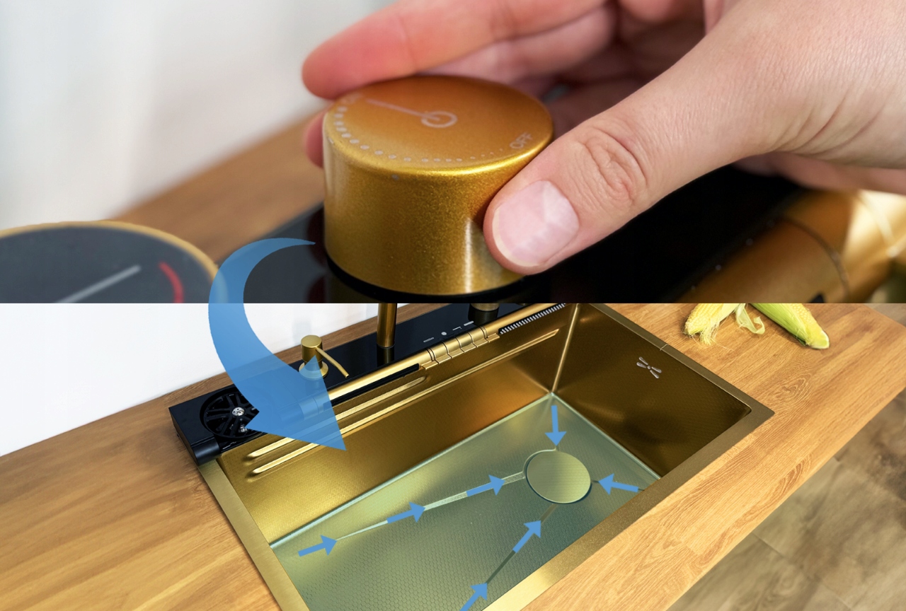 Bateria z 3 trybami natrysku – dostosuj strumień wody do swoich potrzeb