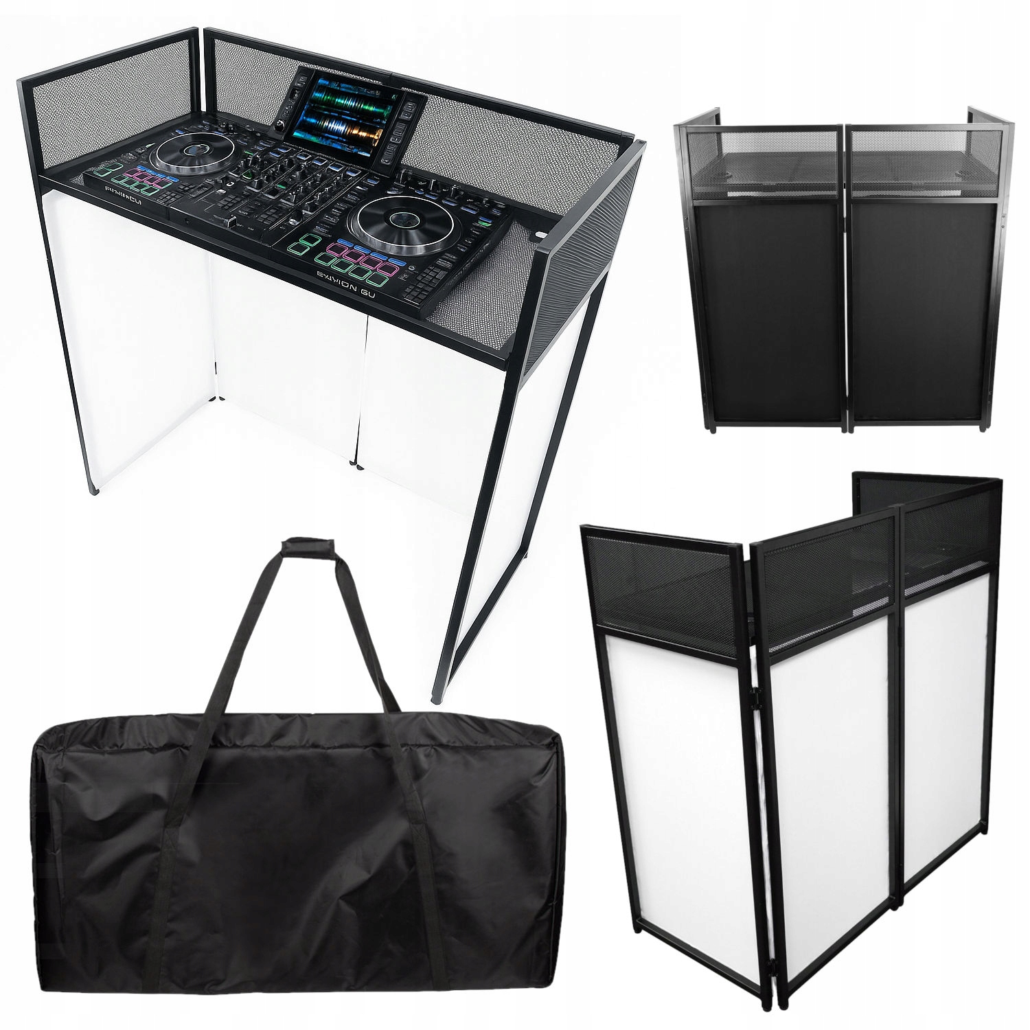 MOZOS EPDJ-100 – Duży ekran parawan ze stołem dla DJ