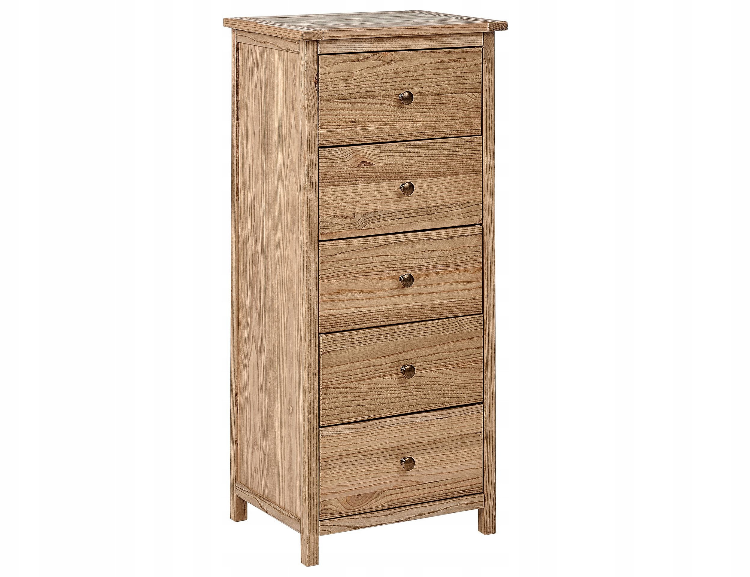 Komoda 50 cm jasne drewno SALTON – Elegancja i funkcjonalność w Twoim wnętrzu