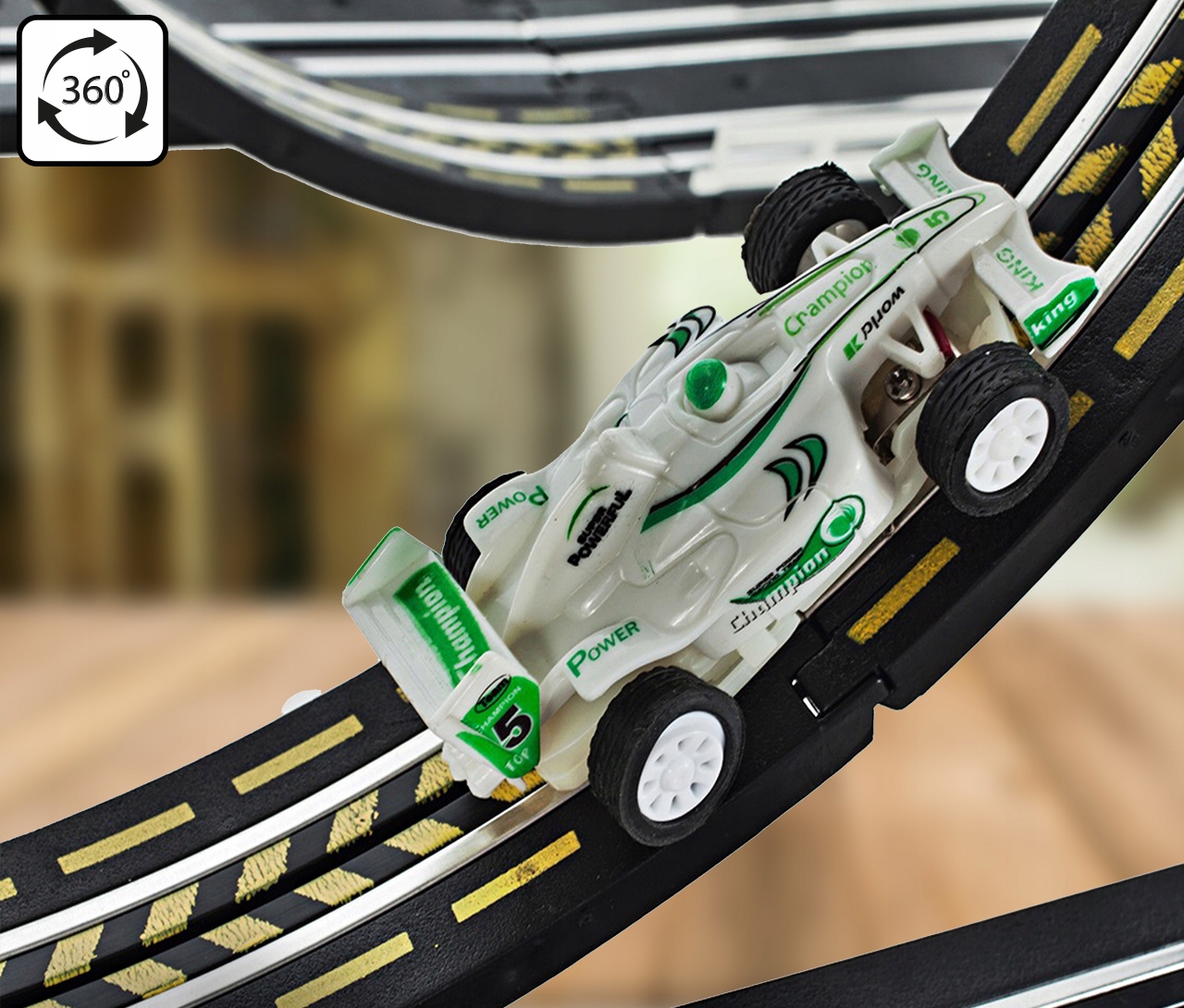 Efekty wizualne i dekoracje toru