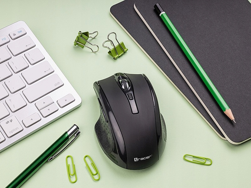 Mysz TRACER DEFF RF Nano BLACK – Wydajność i Wygoda w Klasycznym Stylu