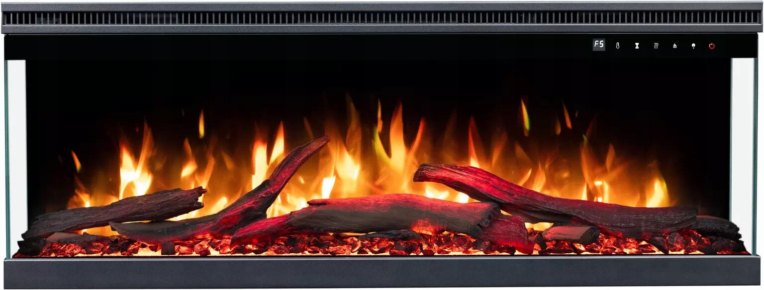 Kominek elektryczny LED AFLAMO UNIQUE PRO 100 cm – Nowoczesne rozwiązanie do Twojego wnętrza