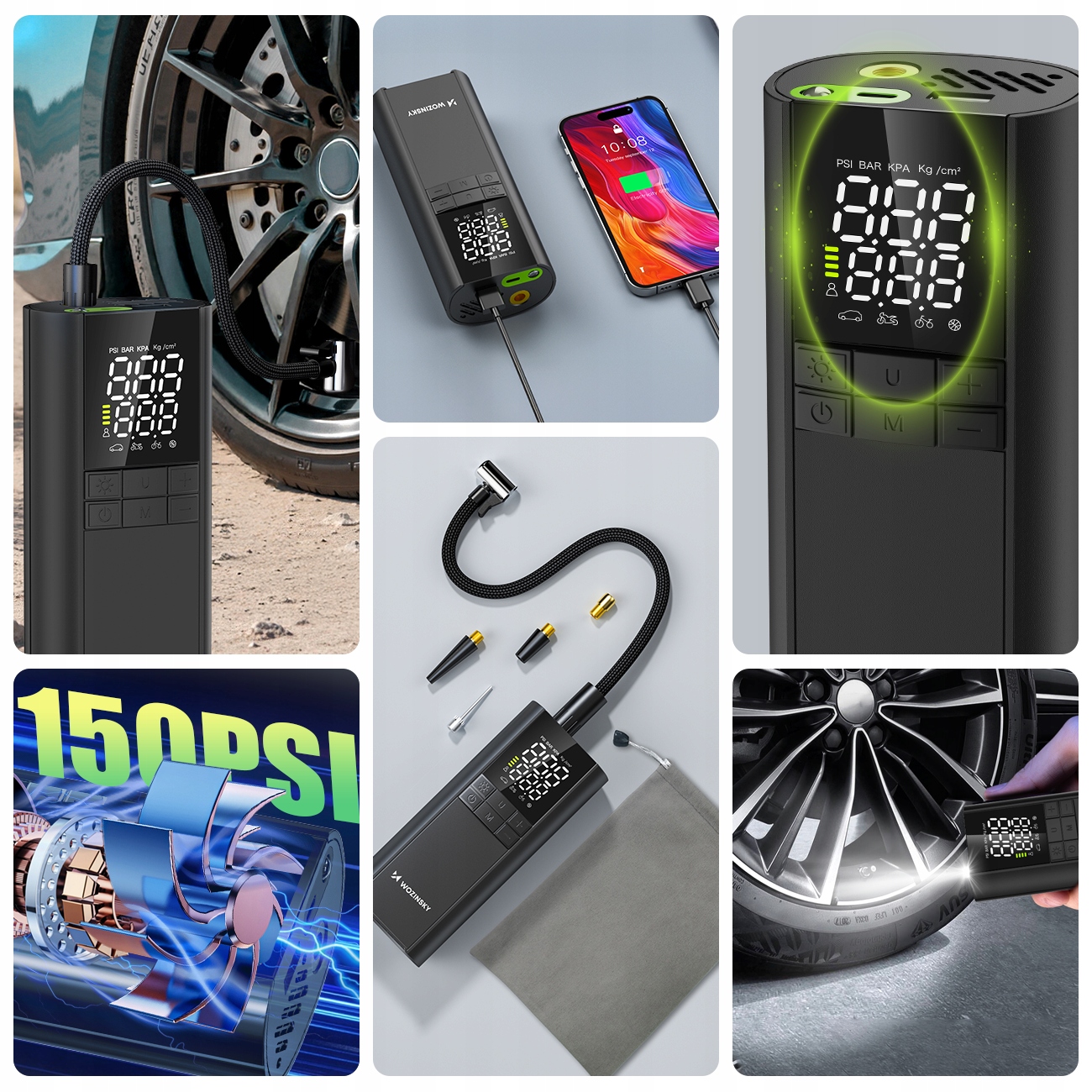 Wbudowany powerbank 8000 mAh – Ładowanie urządzeń w podróży