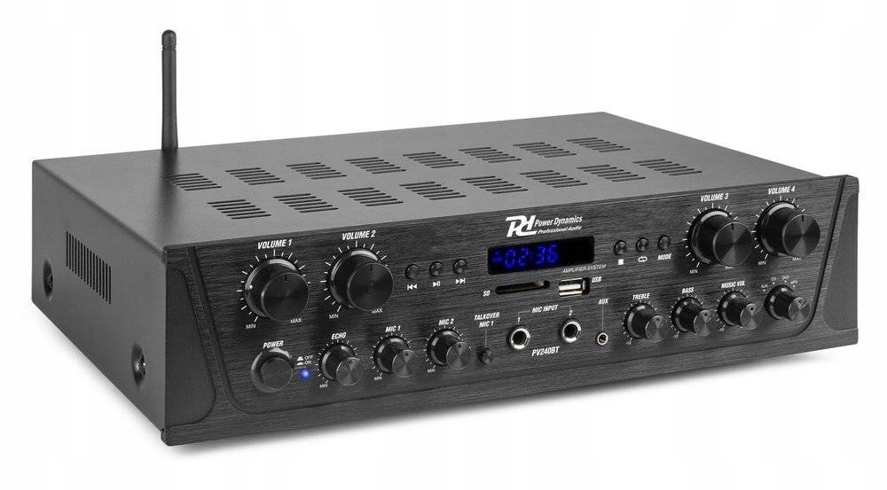 Wzmacniacz audio Power Dynamics PV240BT – Twój idealny system dźwiękowy