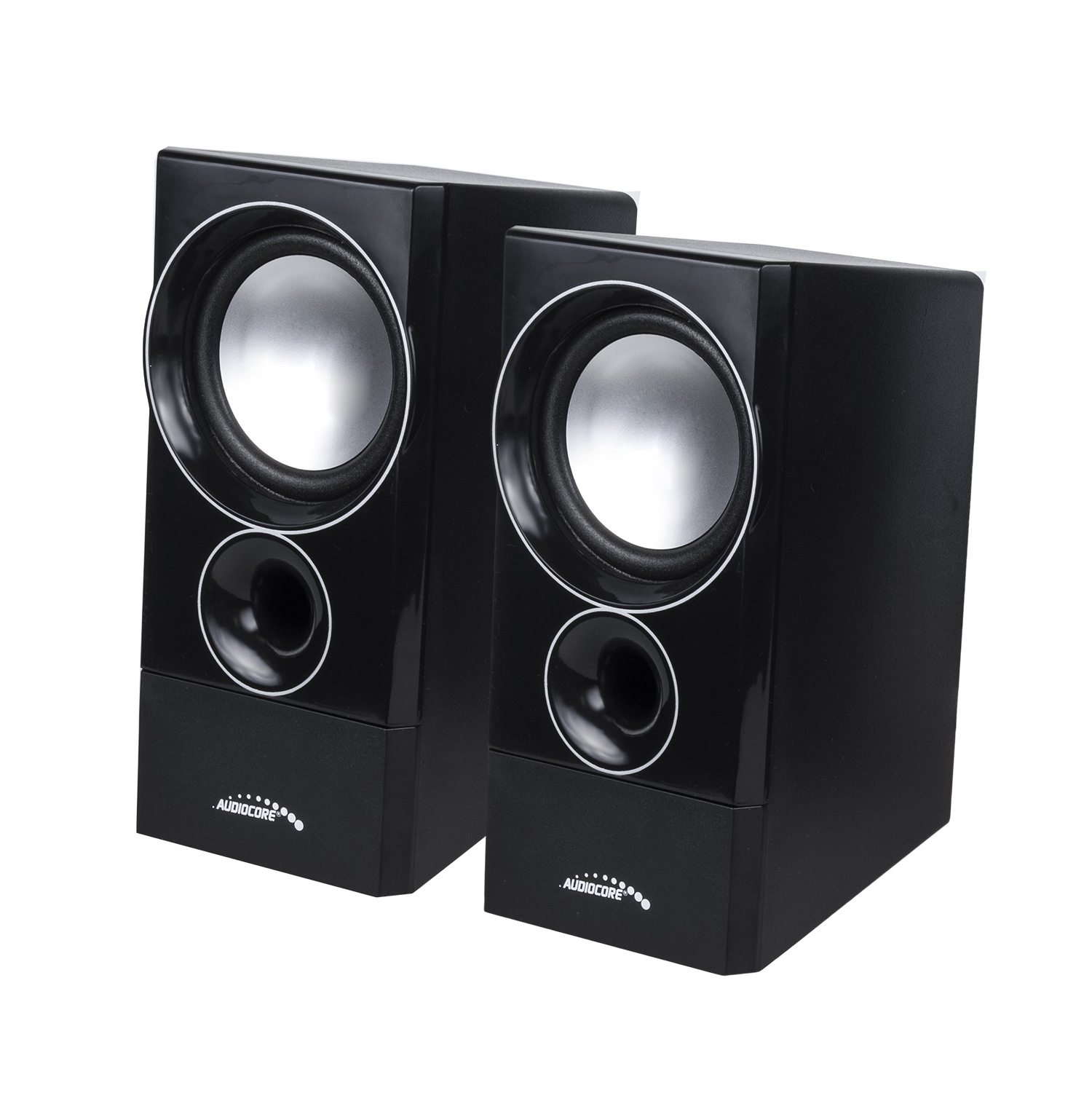 Wydajność dźwięku stereo z głośnikami satelitarnymi