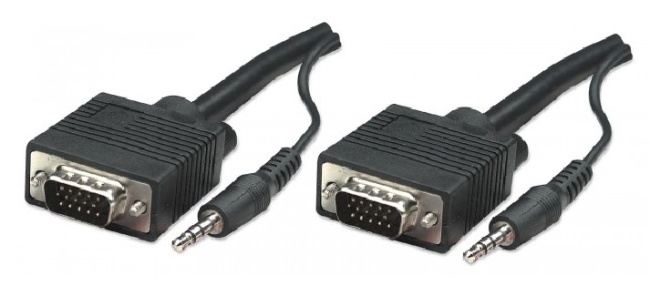 Kabel SVGA + Audio na SVGA + Audio 3.5mm M/M 1.8m – Idealne rozwiązanie do podłączenia wideo i dźwięku