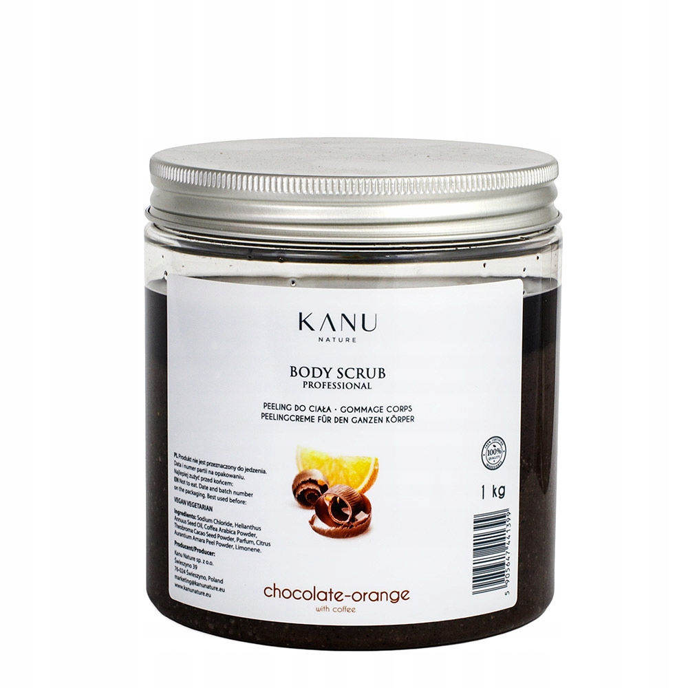 KANU Nature Peeling solny Czekolada - Pomarańcza – Naturalna pielęgnacja ciała