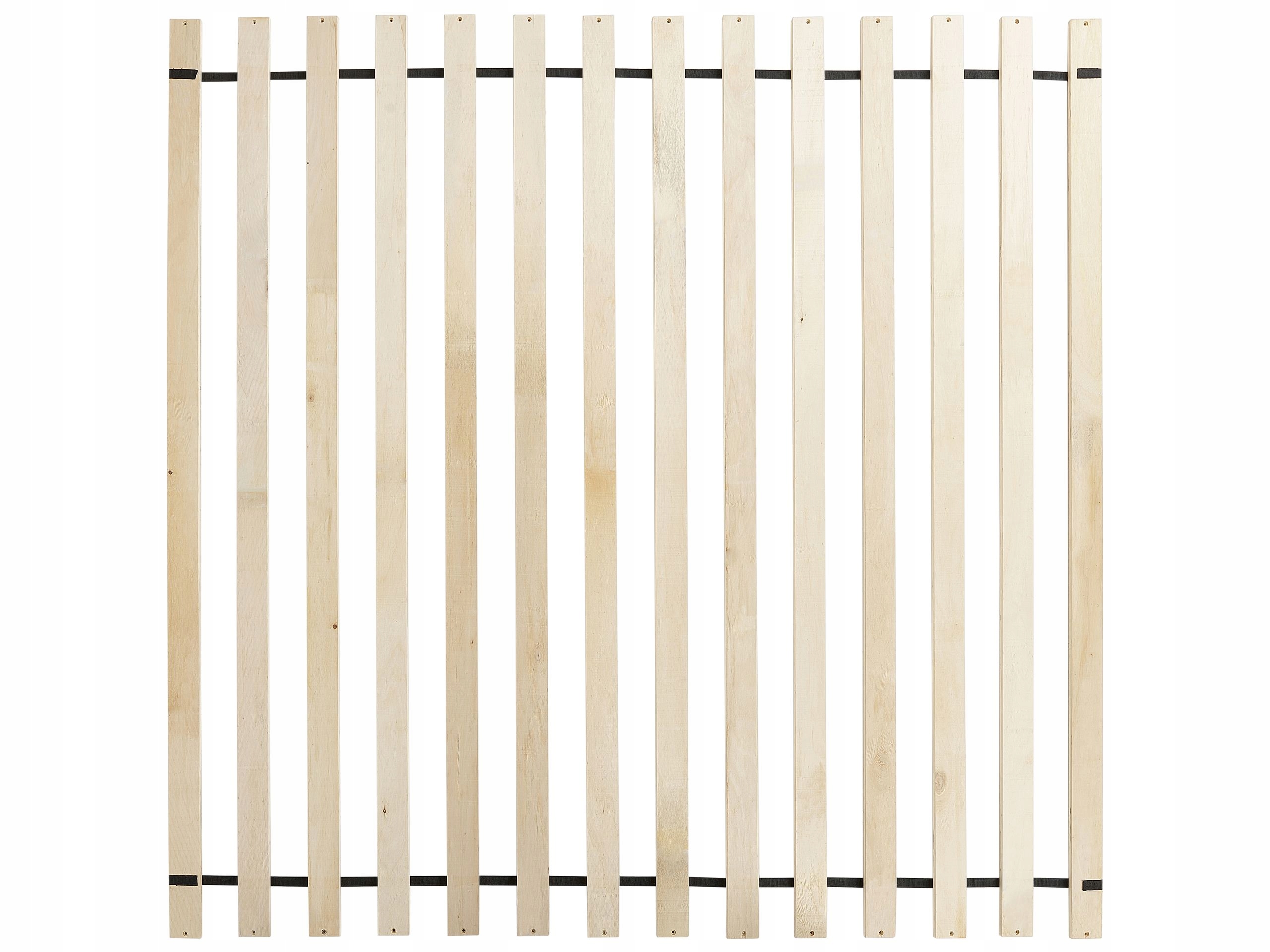 Łóżko drewniane 140 x 200 cm ciemne BOUSSICOURT – Elegancja i komfort w Twojej sypialni