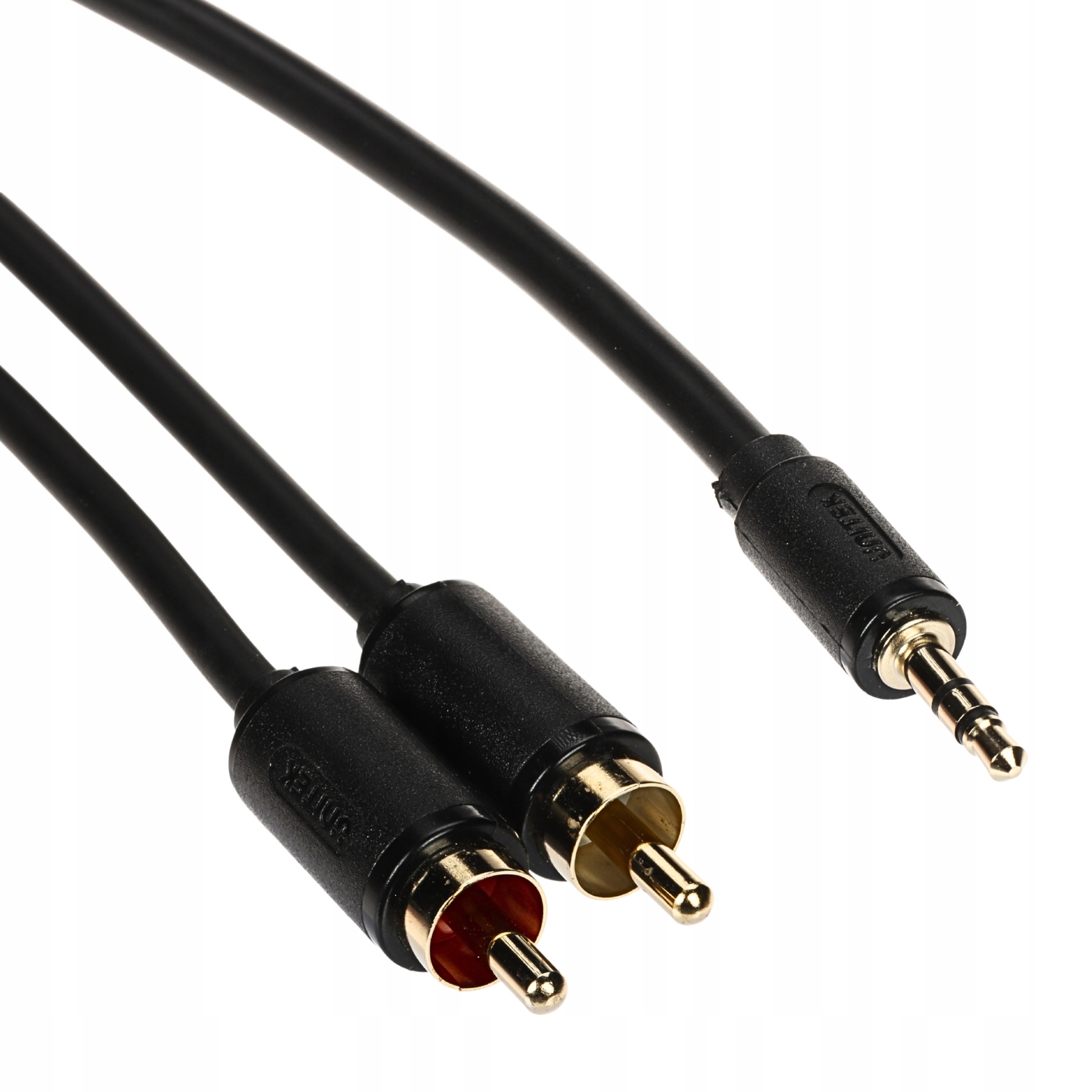 Wysoka jakość dźwięku dzięki pozłacanym wtykom