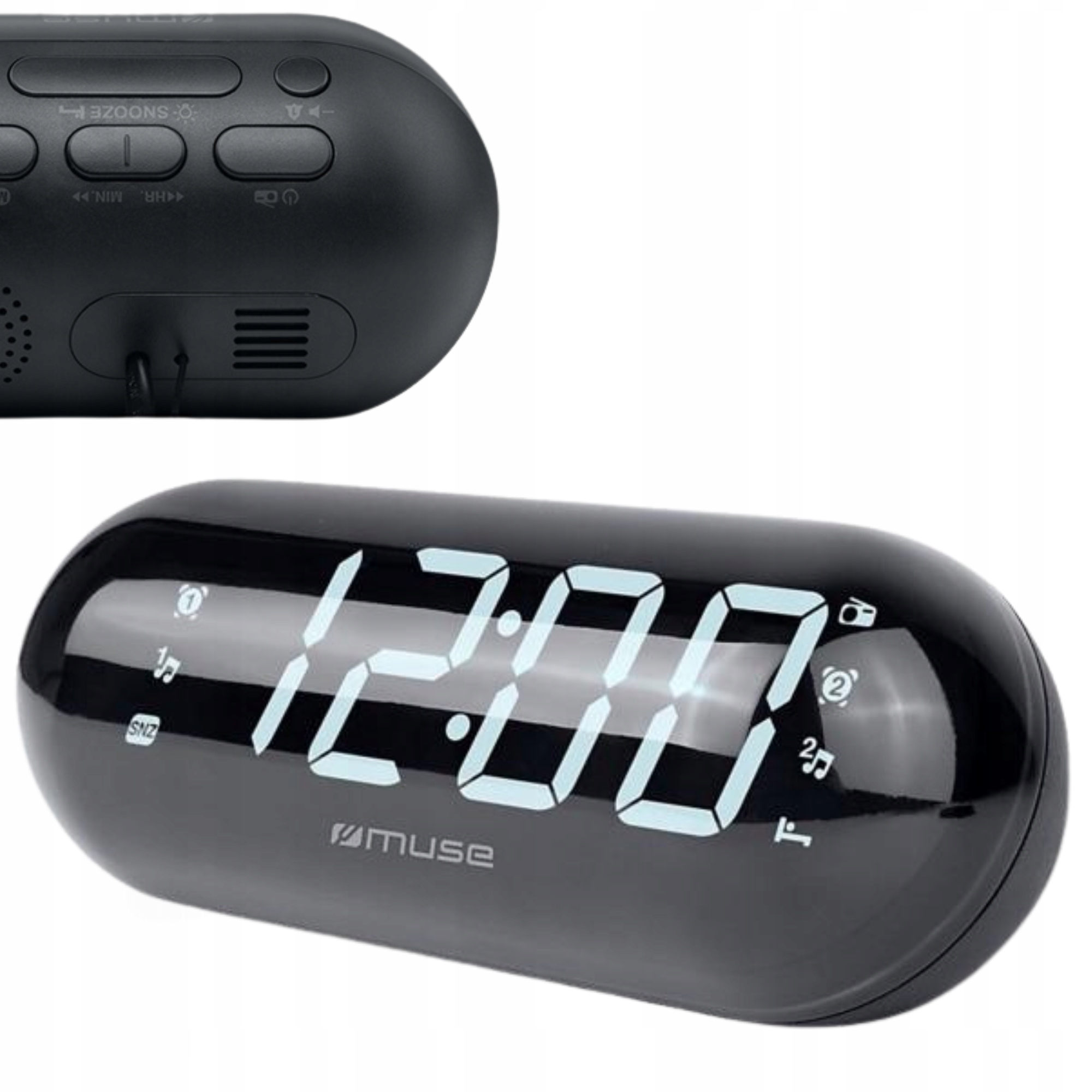 Radiobudzik z wyświetlaczem Jumbo M-19 GL – Twój idealny towarzysz poranka
