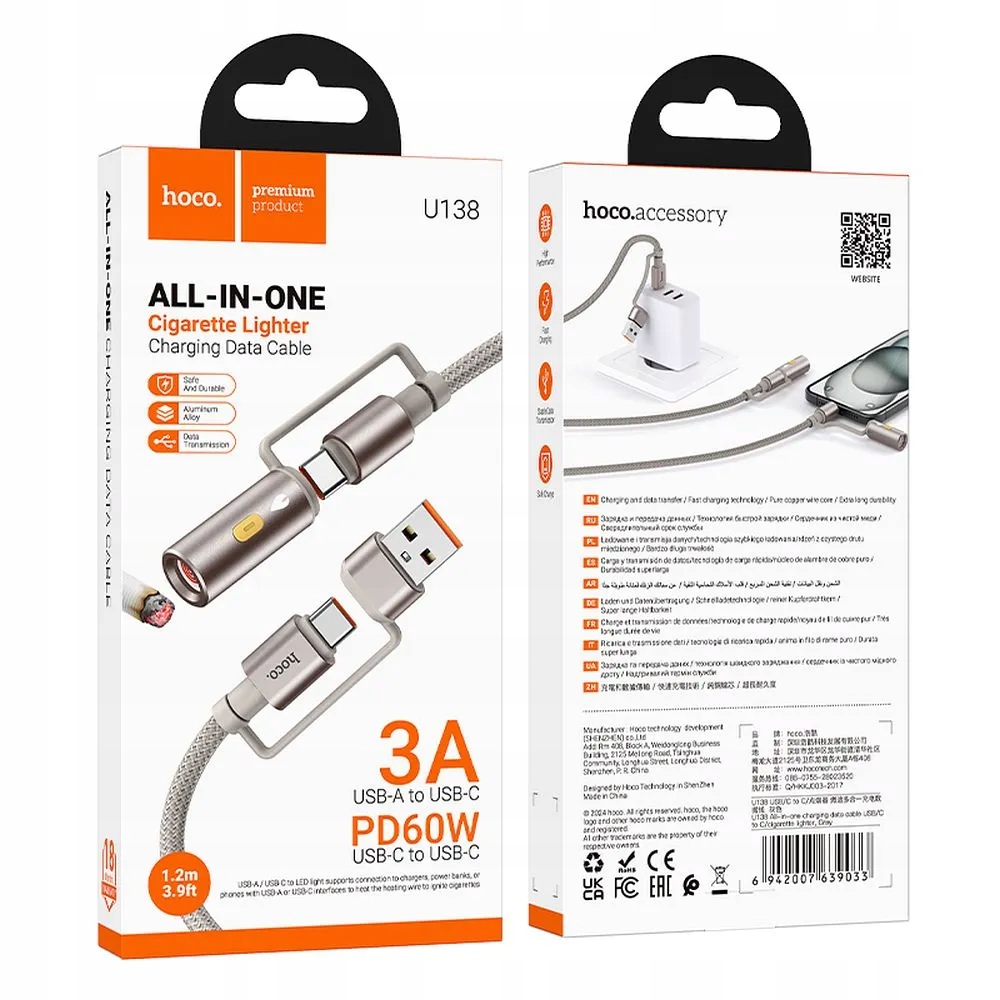 Szybkie ładowanie z mocą do 60 W