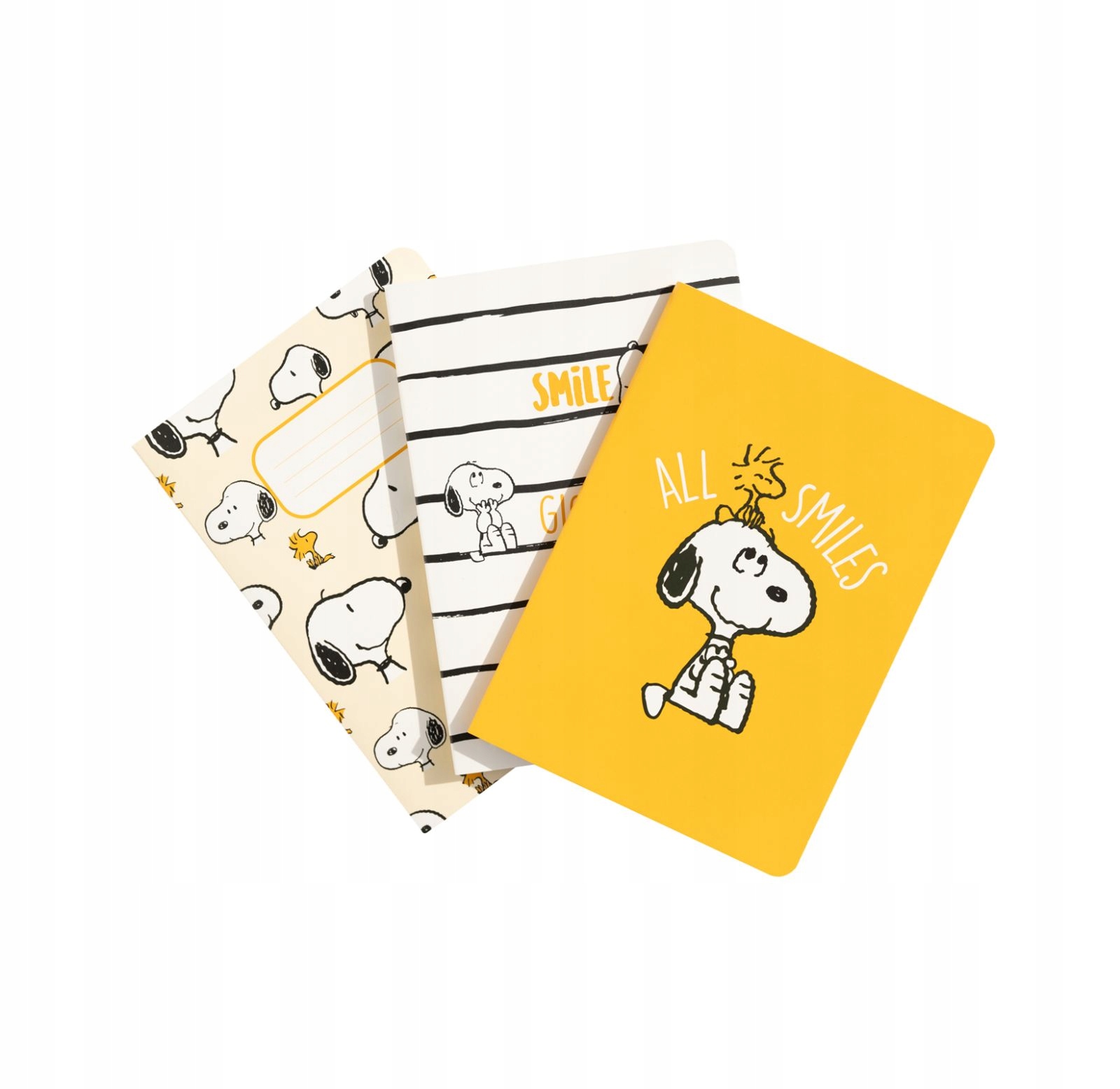 Snoopy - Zestaw zeszytów A6 z kolekcji Lazy Days (3 sztuki)