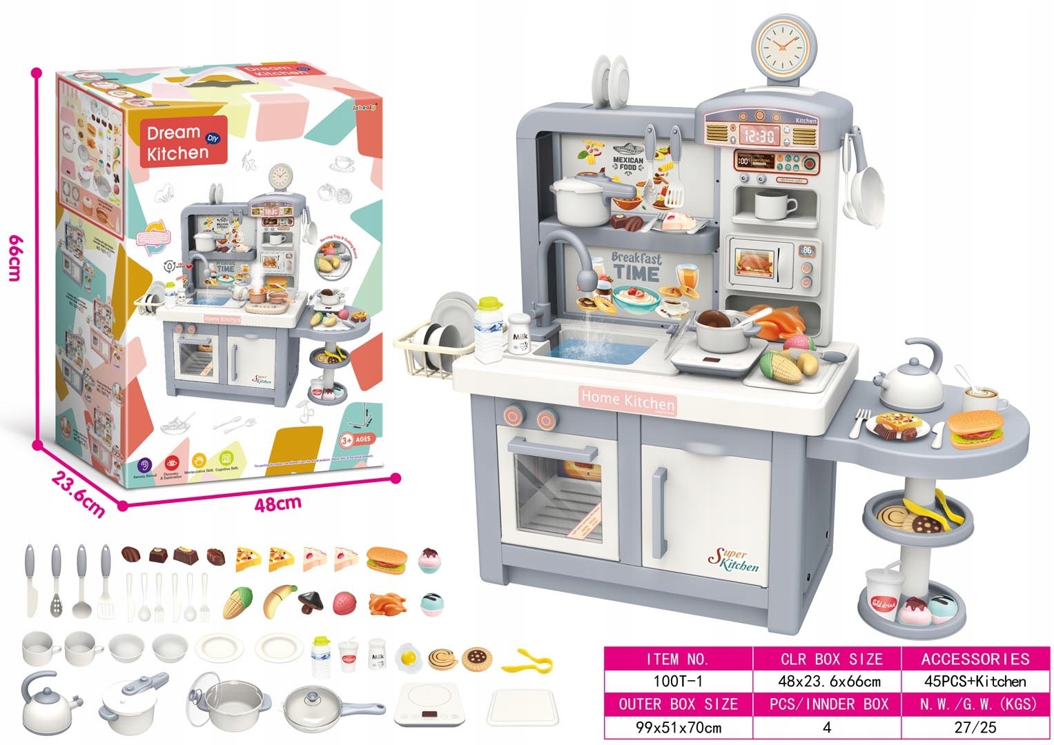 Stylowy design w szaro-białych kolorach