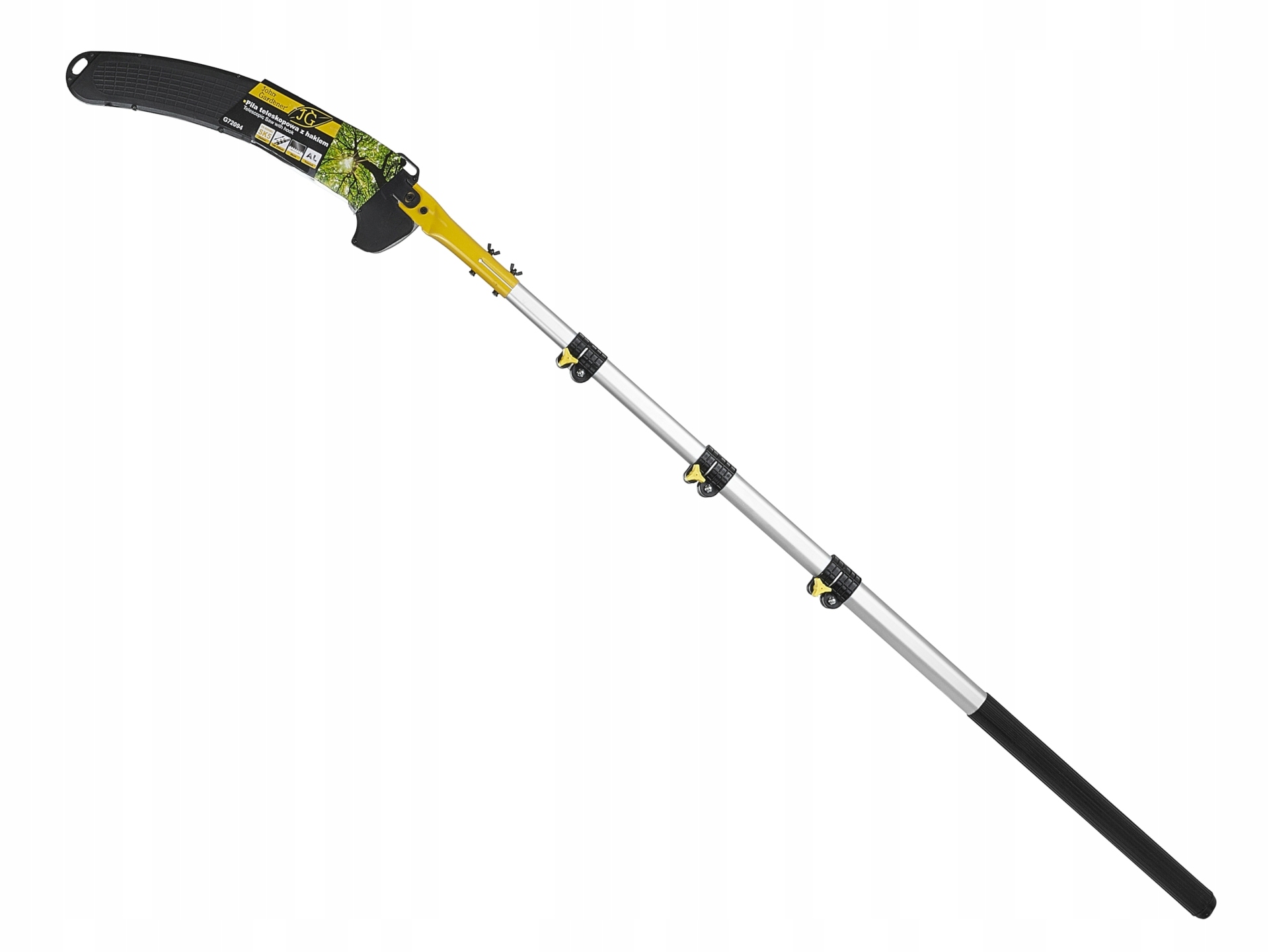 Piła z hakiem 36 cm na trzonku teleskopowym 3,3 m SK5 – Niezbędne narzędzie do cięcia drewna