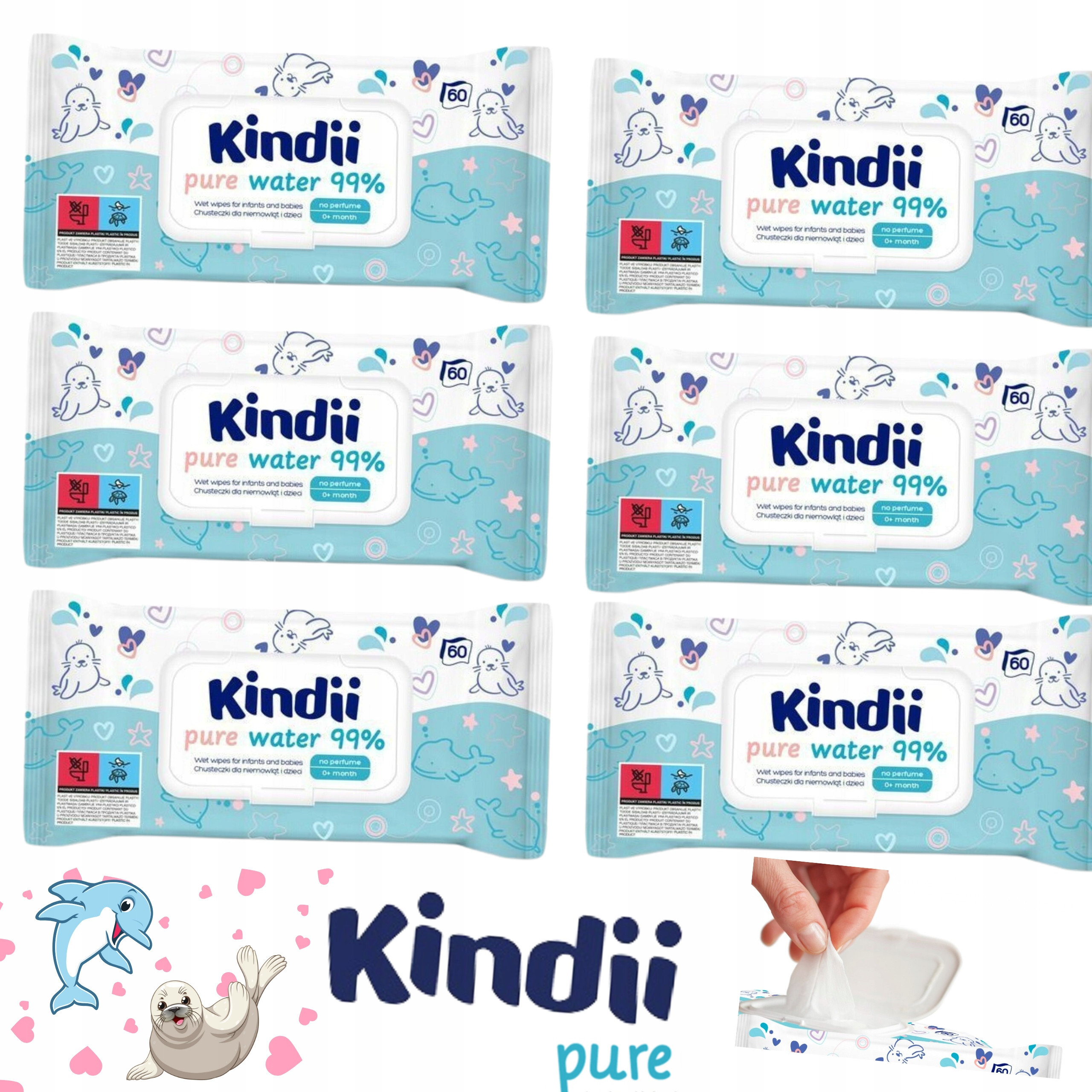 Wodoodporne chusteczki nawilżane do codziennego użytku