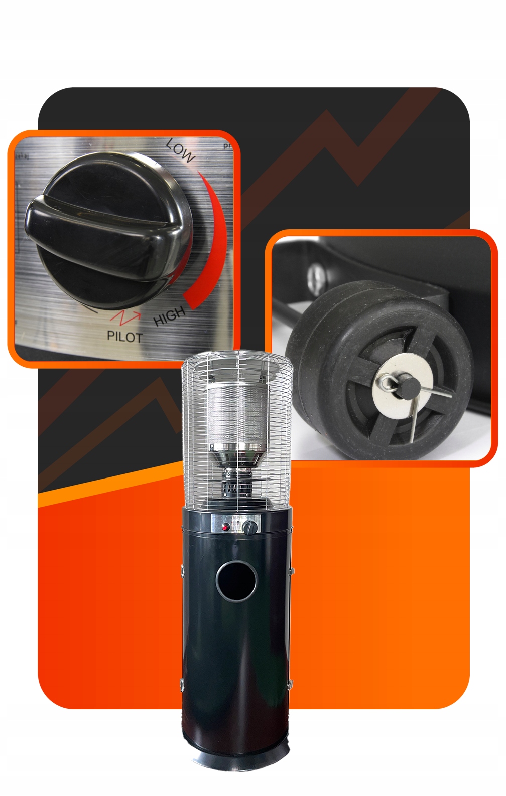 Bezpieczeństwo użytkowania – Automatyczne wyłączanie płomienia