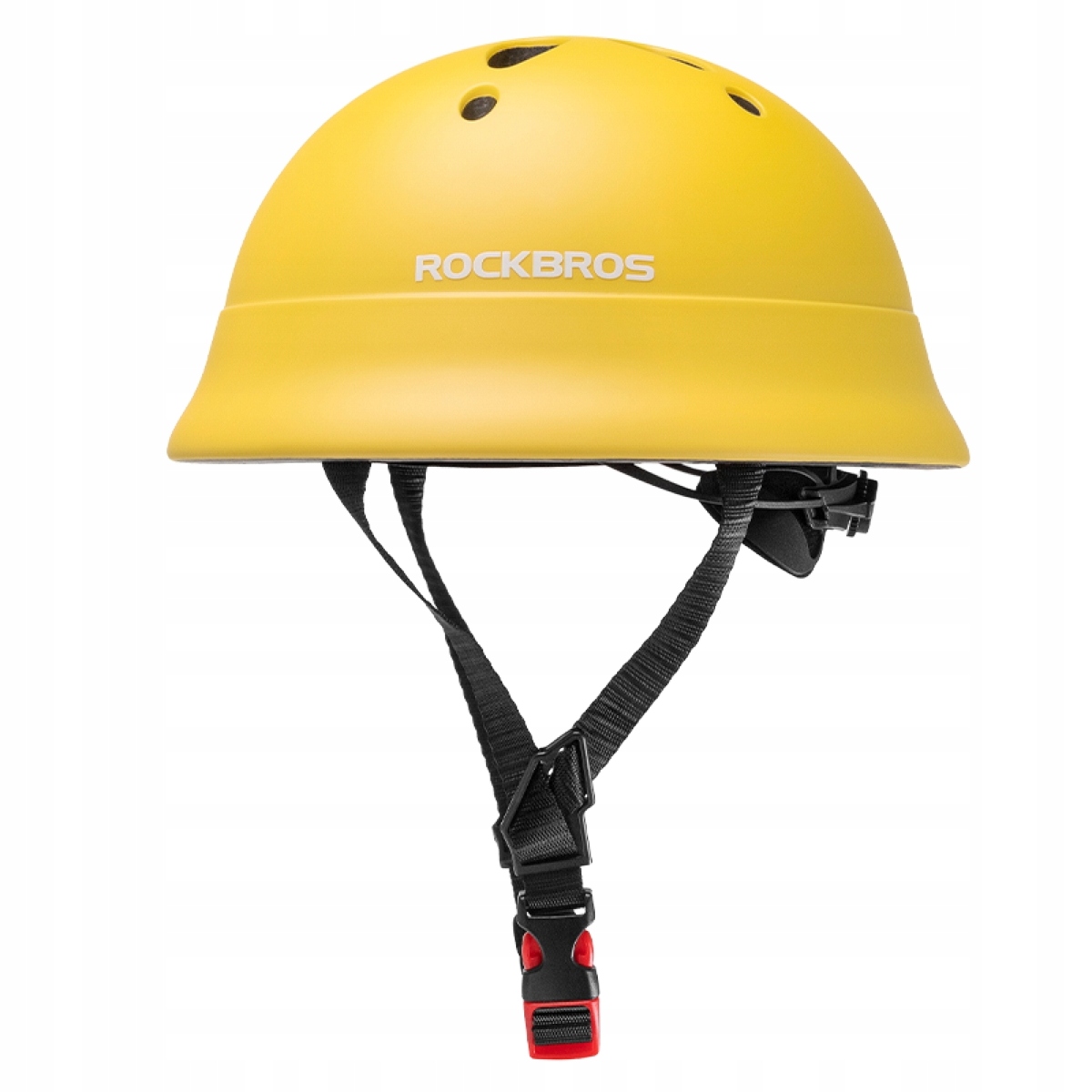 Kask rowerowy dla dzieci Rockbros – Bezpieczna jazda w kolorze żółtym