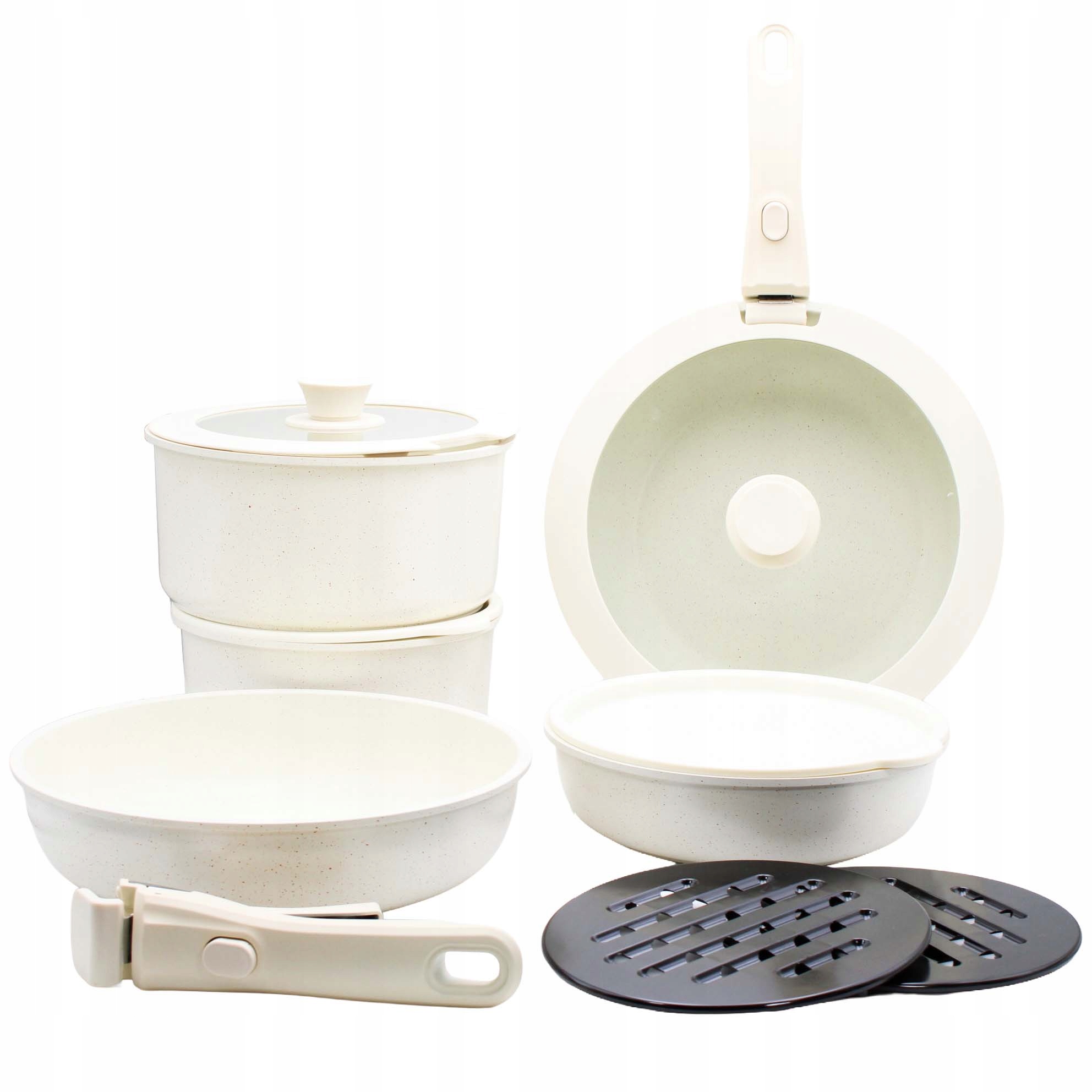 Zestaw garnków marmurkowych Brunbeste BB-5534 – Idealne rozwiązanie do każdej kuchni