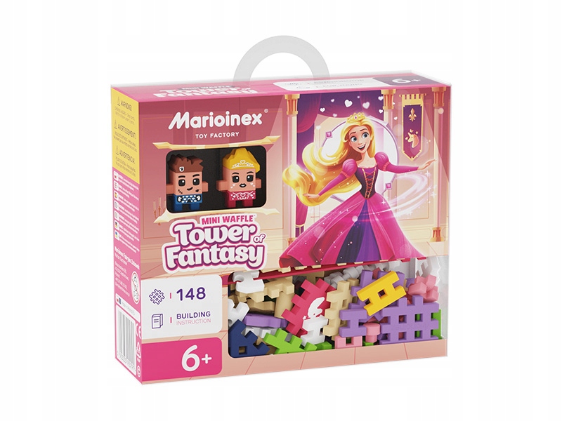 Klocki Waffle Mini - Księżniczka: Wieża Fantazji Marioinex – Kreatywna zabawa dla dzieci