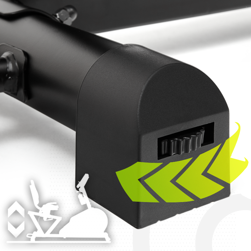 Rower poziomy Glow Zipro stopki poziomujące