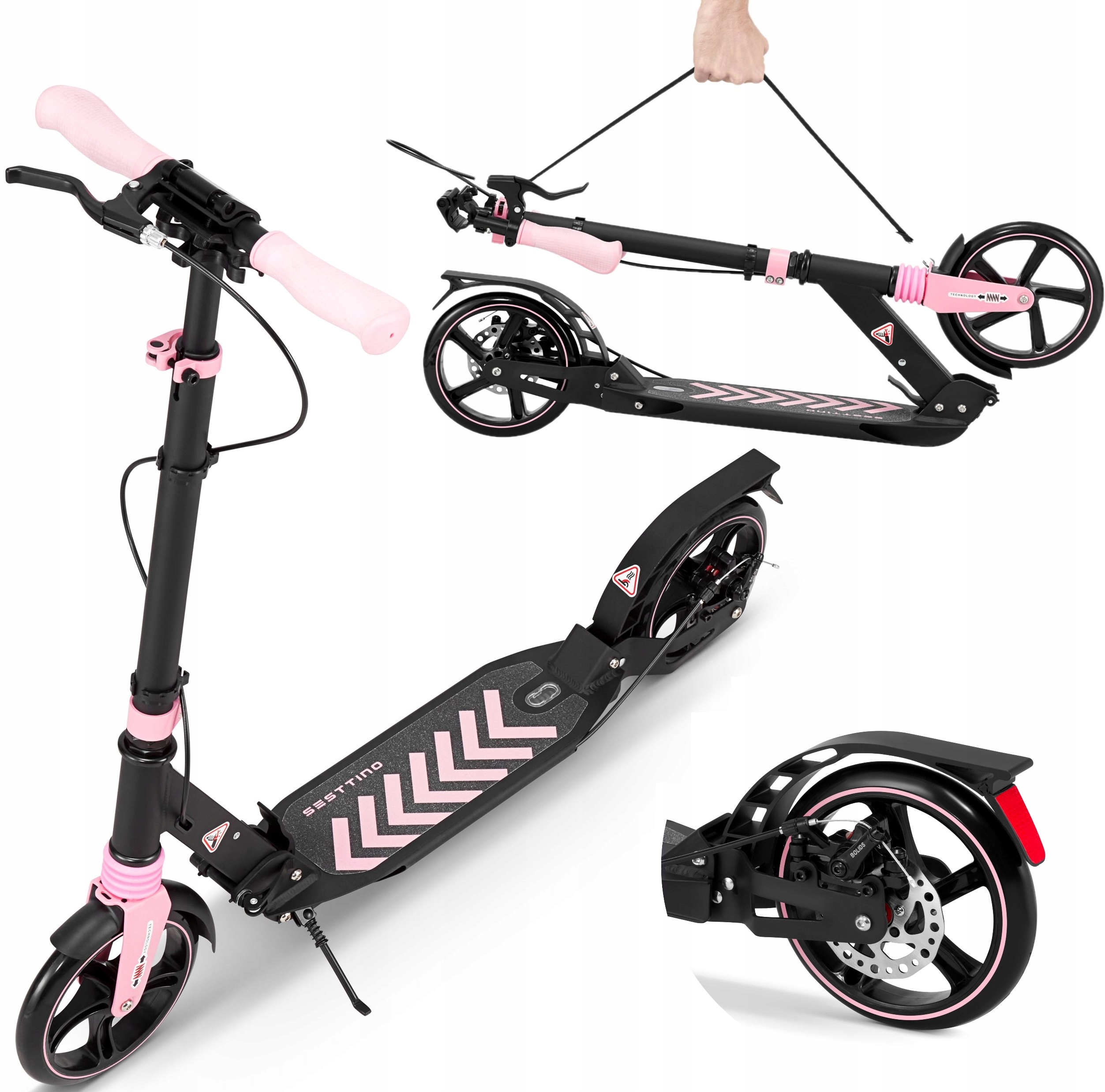 Hulajnoga Sesttino Shiro Pink – Idealny wybór dla aktywnych