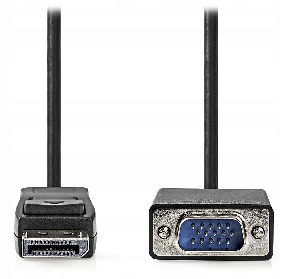 Adapter AV Nedis CCGL37301BK20 – Idealne połączenie VGA i DisplayPort