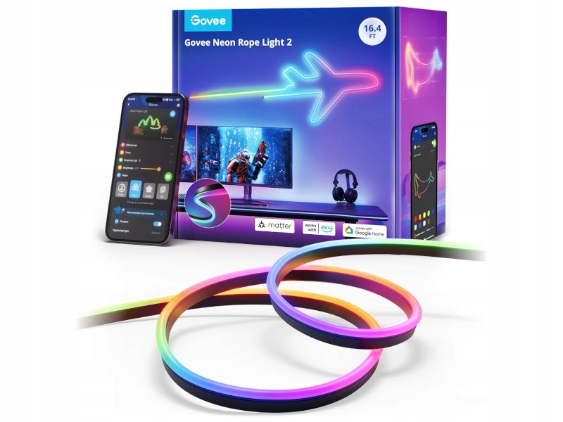 Zdalne sterowanie z aplikacją Govee Home – Wygoda na wyciągnięcie ręki