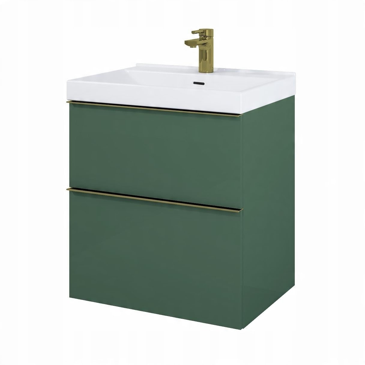 Szafka pod umywalkę 60 cm Elita Look w kolorze Forest Green Mat