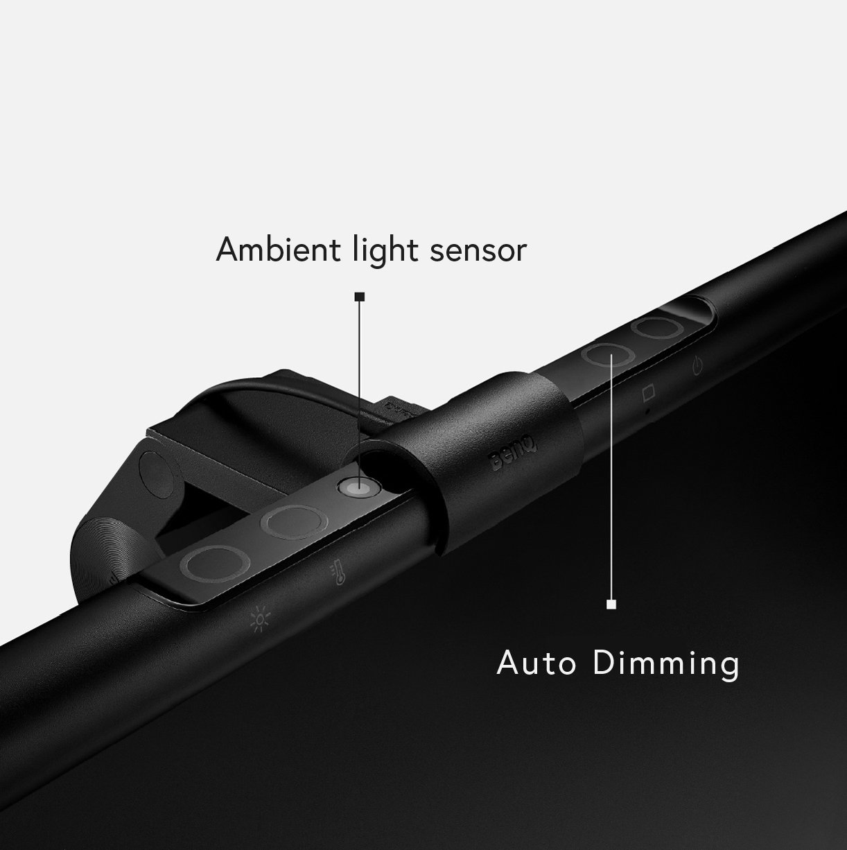 Automatyczne przyciemnianie i czujnik światła w BenQ ScreenBar