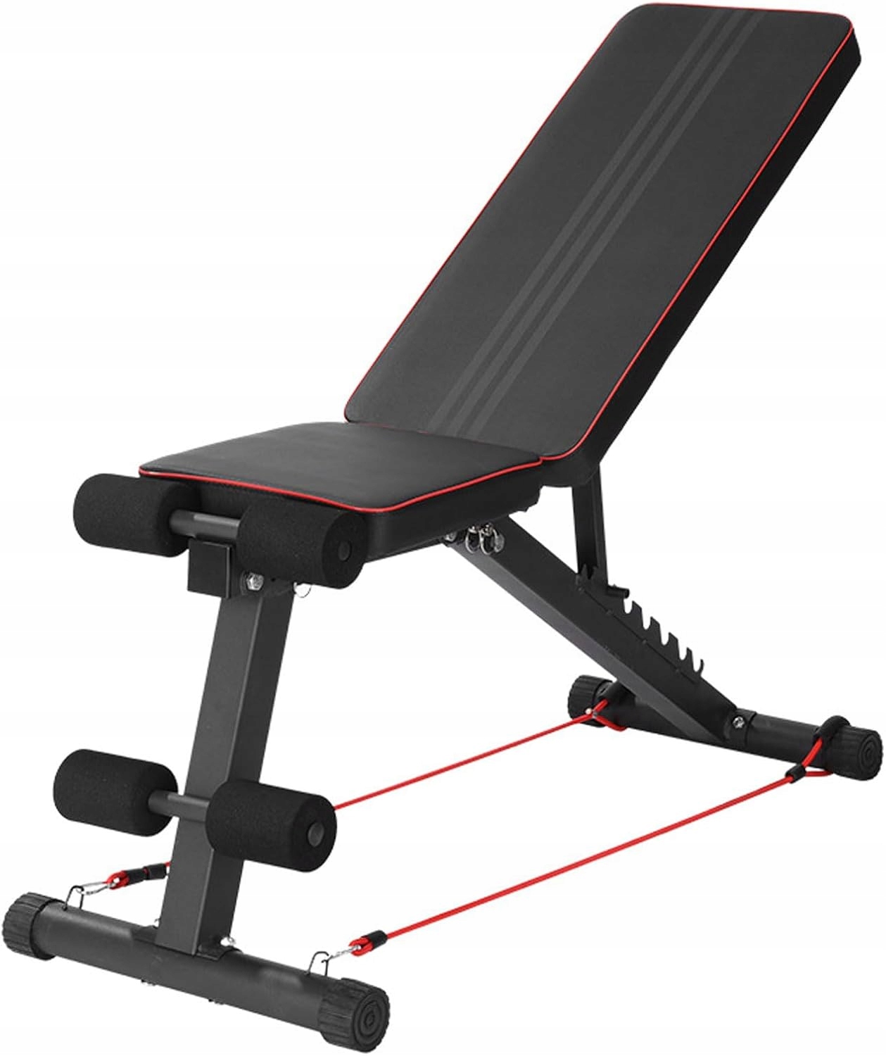 Ławka do ćwiczeń skośna z ekspanderem X-sport – Idealny sprzęt do treningu w domu