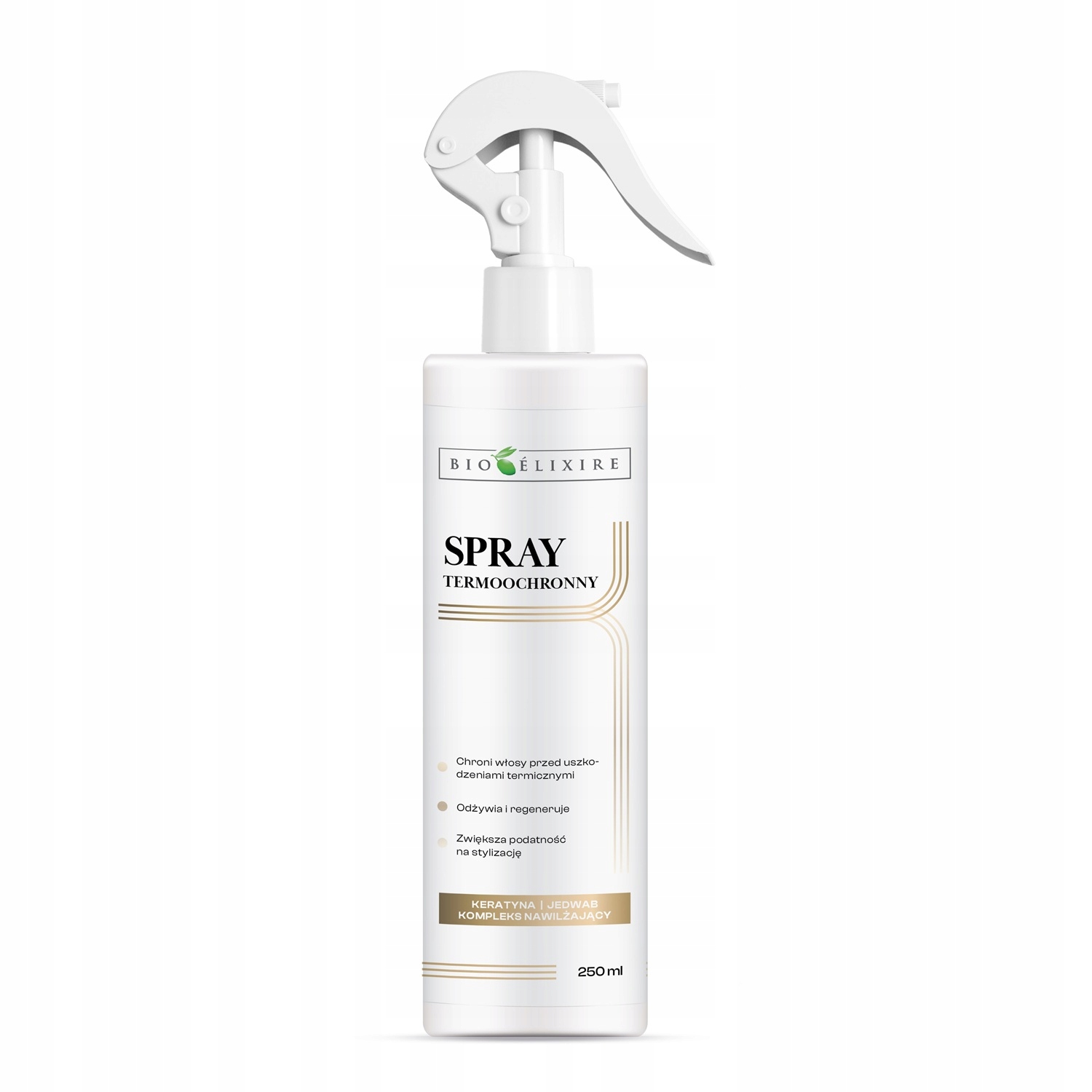 Bioelixire Essential Spray termoochronny 250ml – Ochrona włosów przed wysoką temperaturą
