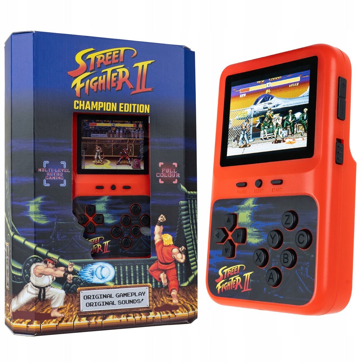 Street Fighter II Colour Handheld – Przenośna konsola retro arcade