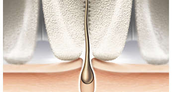 Głowica depilująca z wyjątkowego ceramicznego materiału zapewnia pewniejszy chwyt